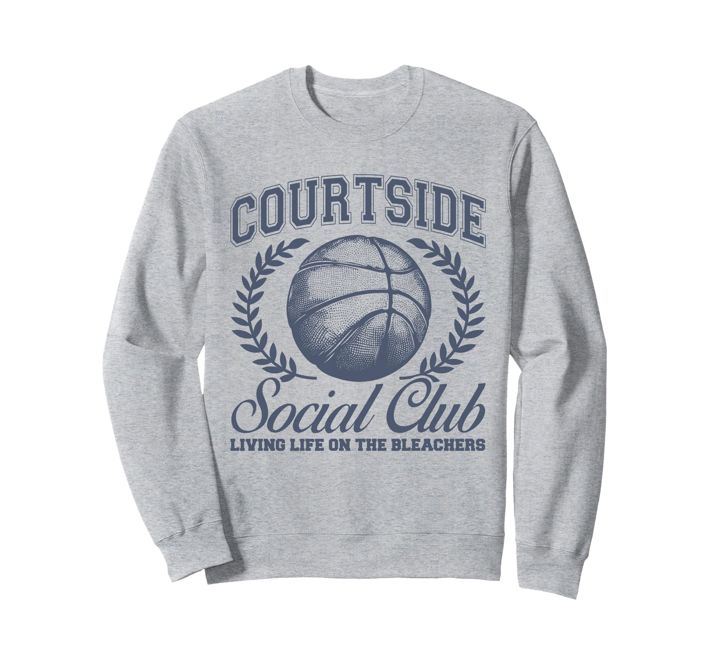 Basketball Mom Matching Courtside Social Sweatshirt - Graphic Print Unisex - T-Shirt, Sweatshirt, Hoodie