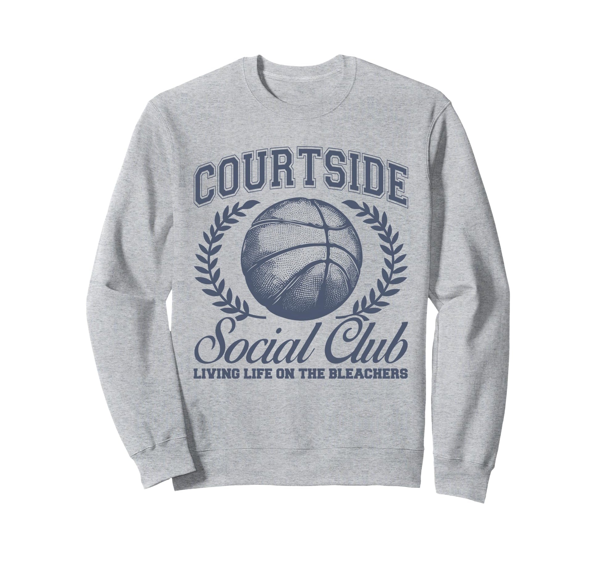 Basketball Mom Matching Courtside Social Sweatshirt - Graphic Print Unisex - T-Shirt, Sweatshirt, Hoodie