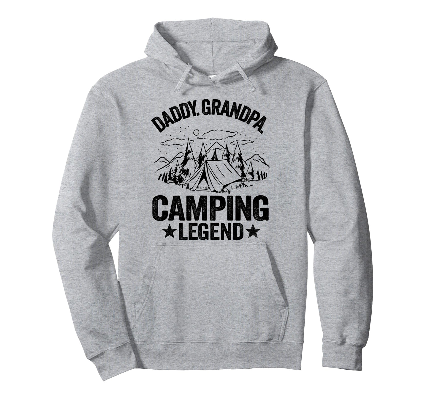 Daddy Grandpa Camping Legend Outdoor Rv Hoodie - Streetwear Style Unisex - T-Shirt, Sweatshirt, Hoodie