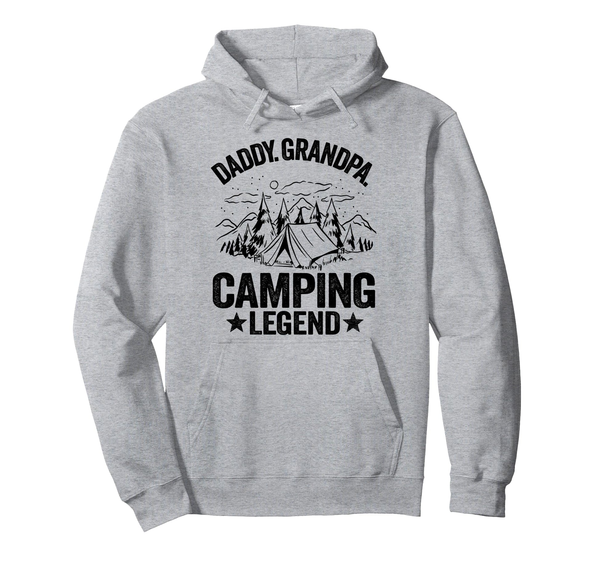 Daddy Grandpa Camping Legend Outdoor Rv Hoodie - Streetwear Style Unisex - T-Shirt, Sweatshirt, Hoodie