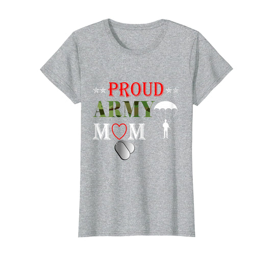 Army Paratrooper Proud Mom Airborne T-Shirt - Streetwear Style for Adults - T-Shirt, Sweatshirt, Hoodie