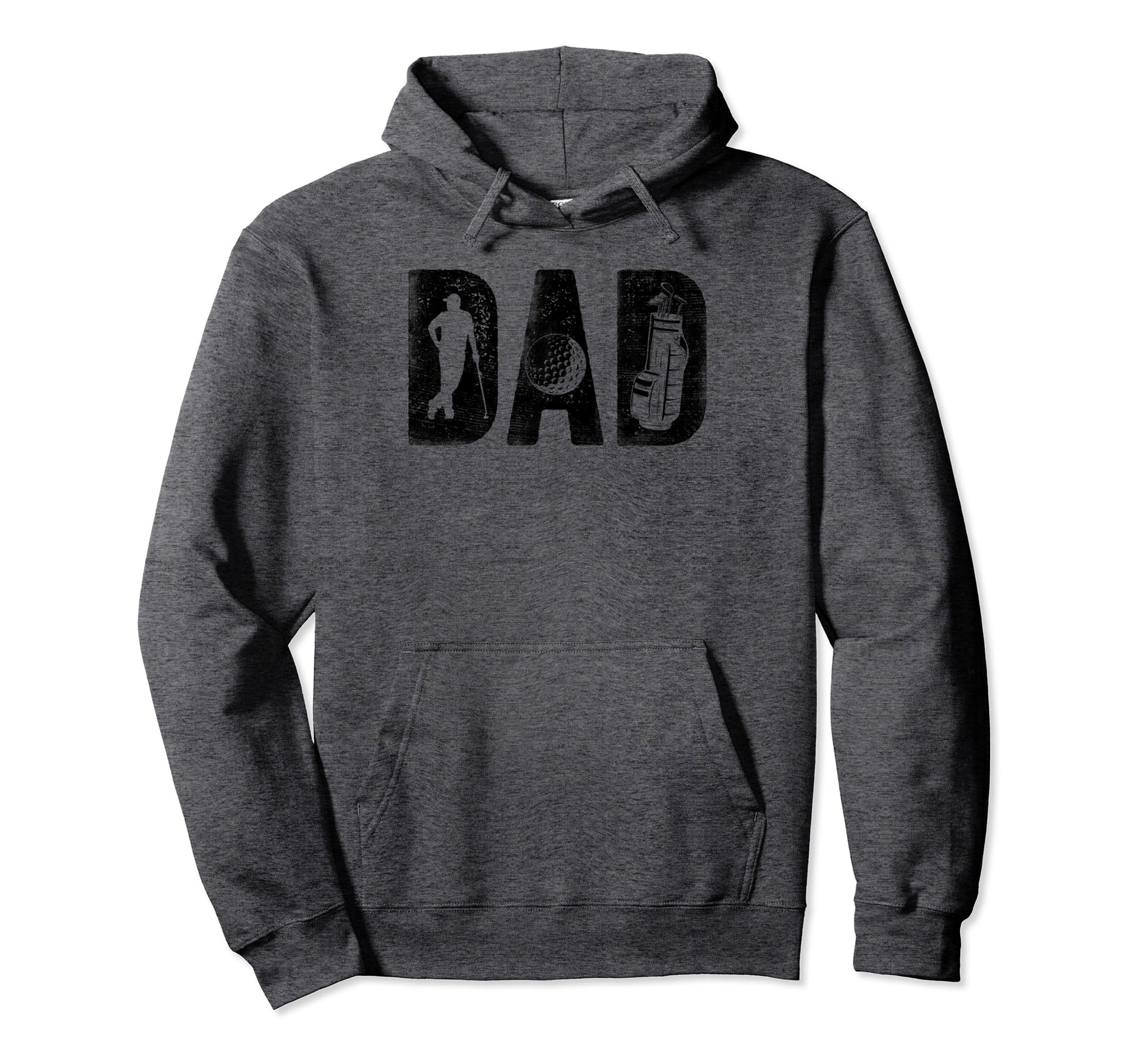 Golfing Dad Bold Font Fathers Day Golf Hoodie - Minimalist Print Men Women - T-Shirt, Sweatshirt, Hoodie
