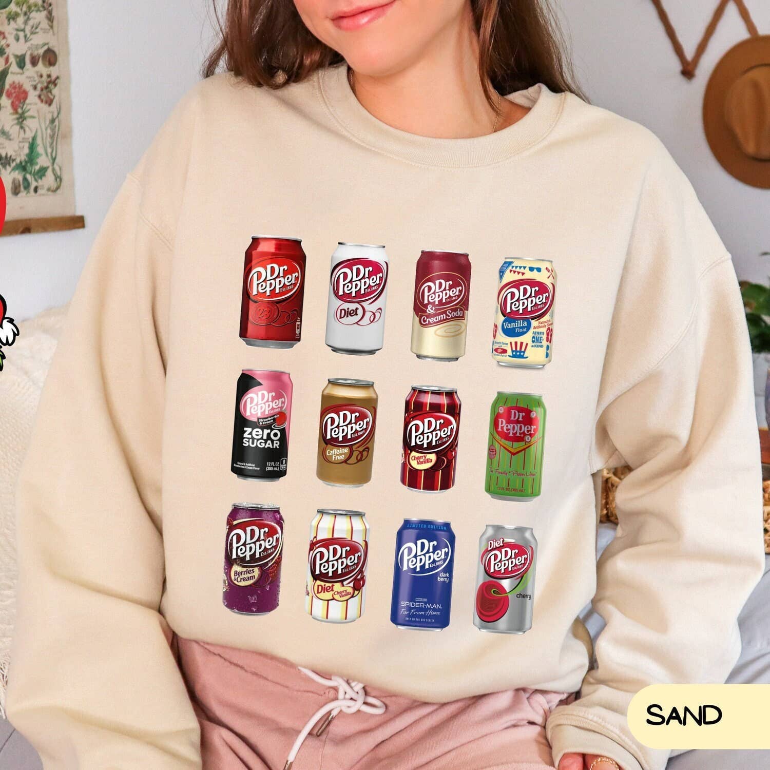 Dr. Pepper Hoodie Soft Soda-Inspired Design Unisex T-shirt, Sweatshirt, Hoodie, Long Sleeve Tee - T-Shirt, Sweatshirt, Hoodie