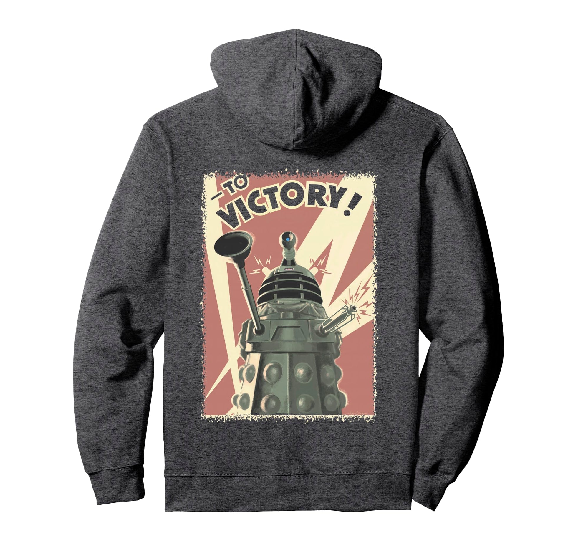 Propoganda Dalek Sci Fi Fan 60Th Hoodie - Minimalist Print for Adults - T-Shirt, Sweatshirt, Hoodie