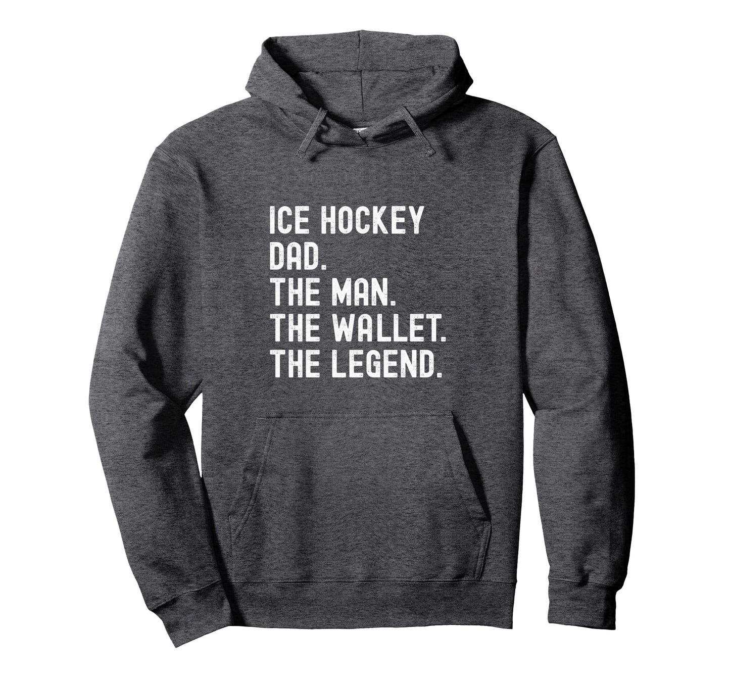 Ice Hockey Dad Wallet Hoodie - Minimalist Print Men Women - T-Shirt, Sweatshirt, Hoodie