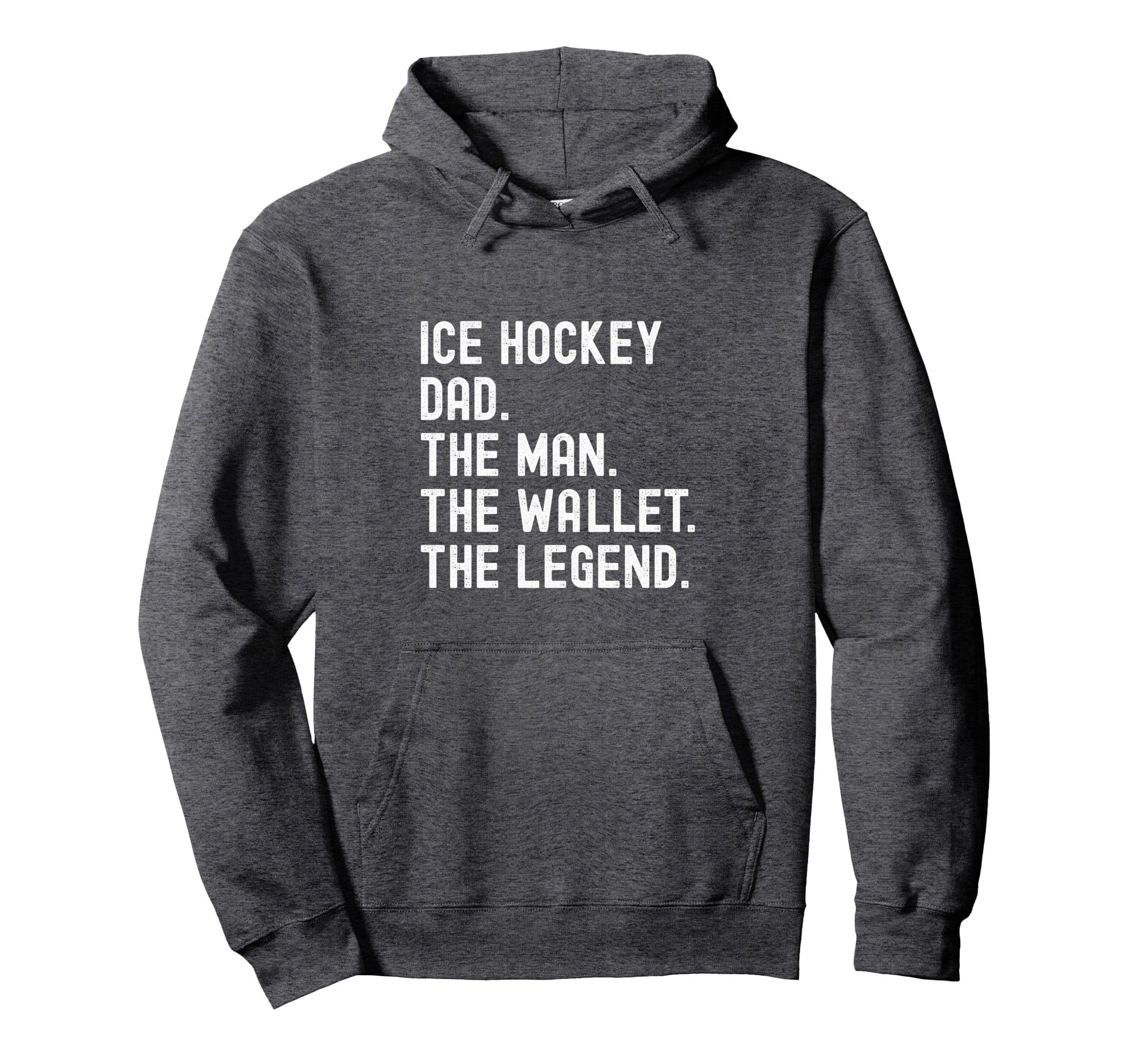 Ice Hockey Dad Wallet Hoodie - Minimalist Print Men Women - T-Shirt, Sweatshirt, Hoodie