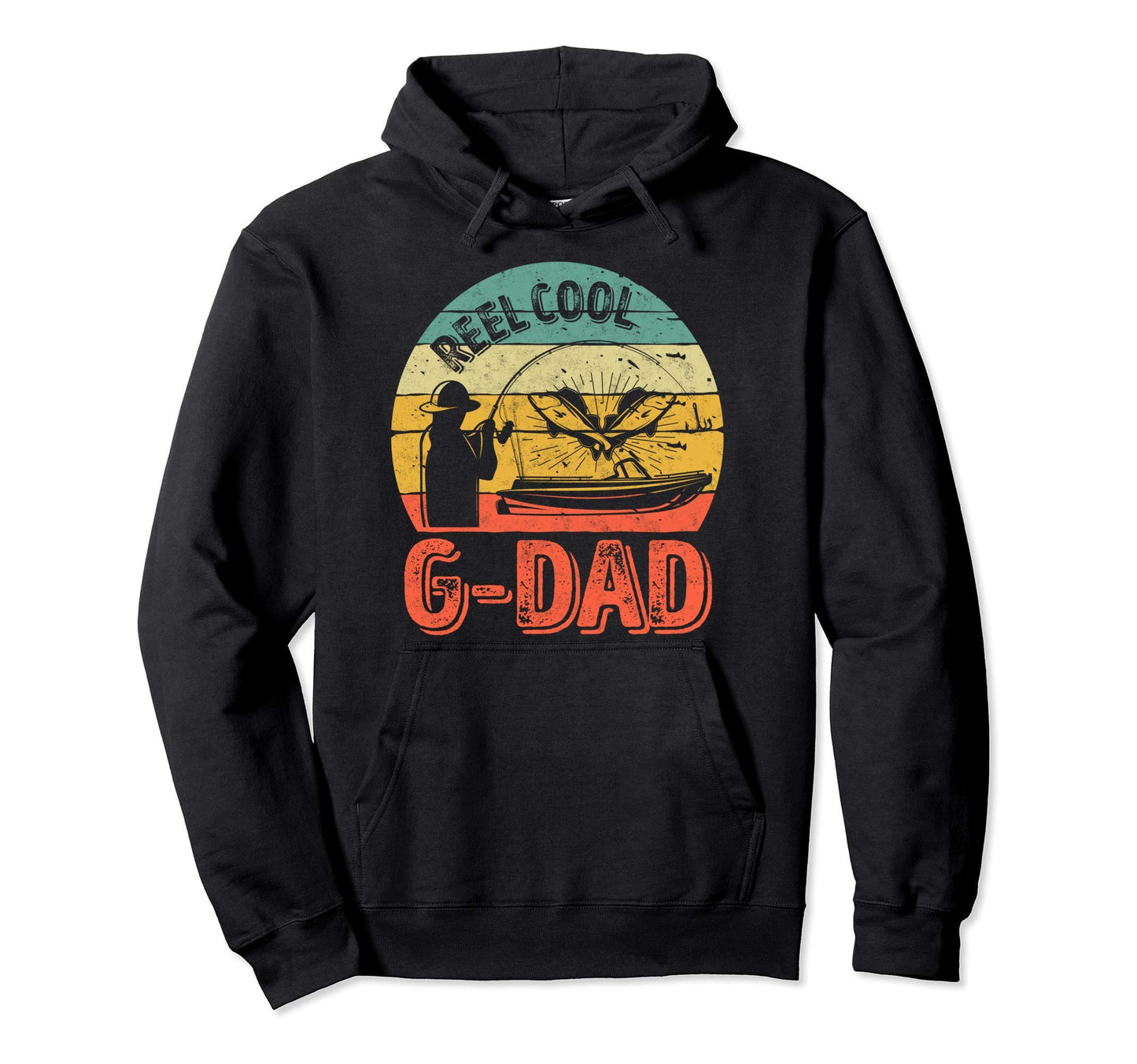 Reel G Dad Funny Fisherman Gift Hoodie - Fun Novelty Design for Adults - T-Shirt, Sweatshirt, Hoodie
