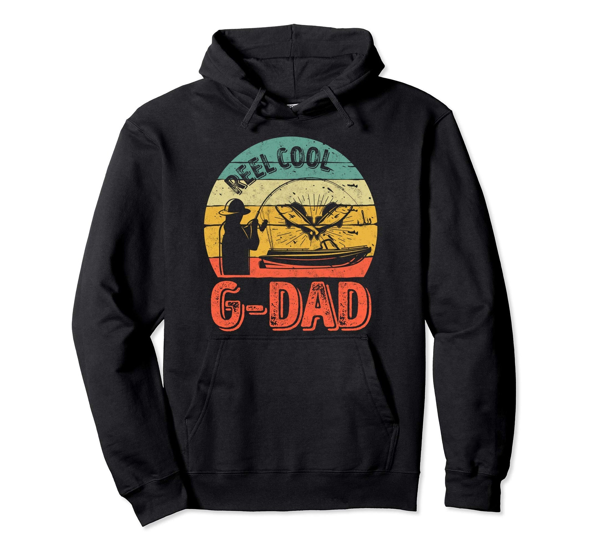 Reel G Dad Funny Fisherman Gift Hoodie - Fun Novelty Design for Adults - T-Shirt, Sweatshirt, Hoodie