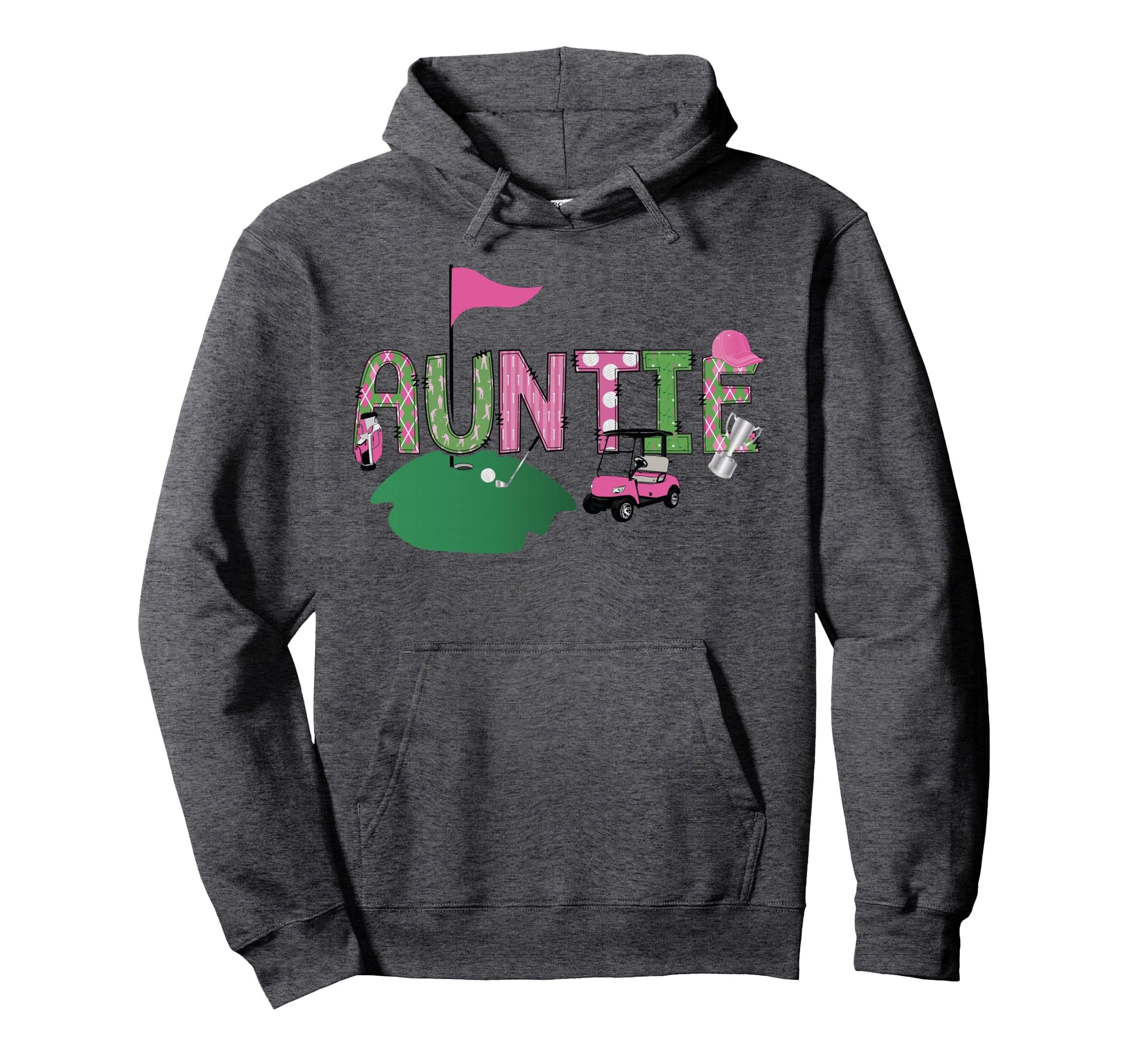 Golf Auntie Hole One Golf 1St Hoodie - Streetwear Style for Adults - T-Shirt, Sweatshirt, Hoodie