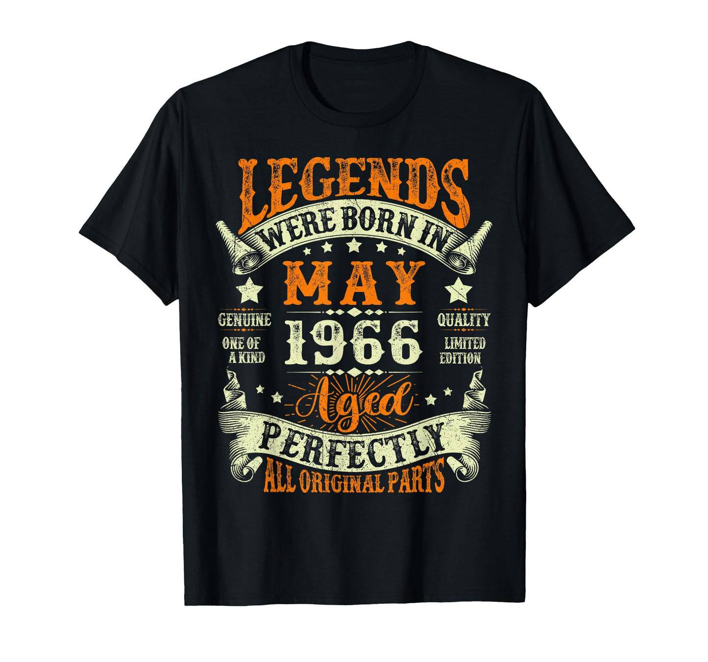Legends Were Born May 1966 60Th T-Shirt - Streetwear Style Men Women - T-Shirt, Sweatshirt, Hoodie