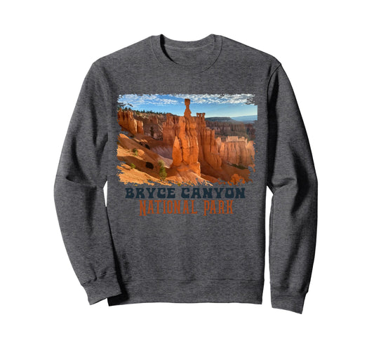 Bryce Canyon National Park Trail Sweatshirt - Novelty Apparel for Adults - T-Shirt, Sweatshirt, Hoodie