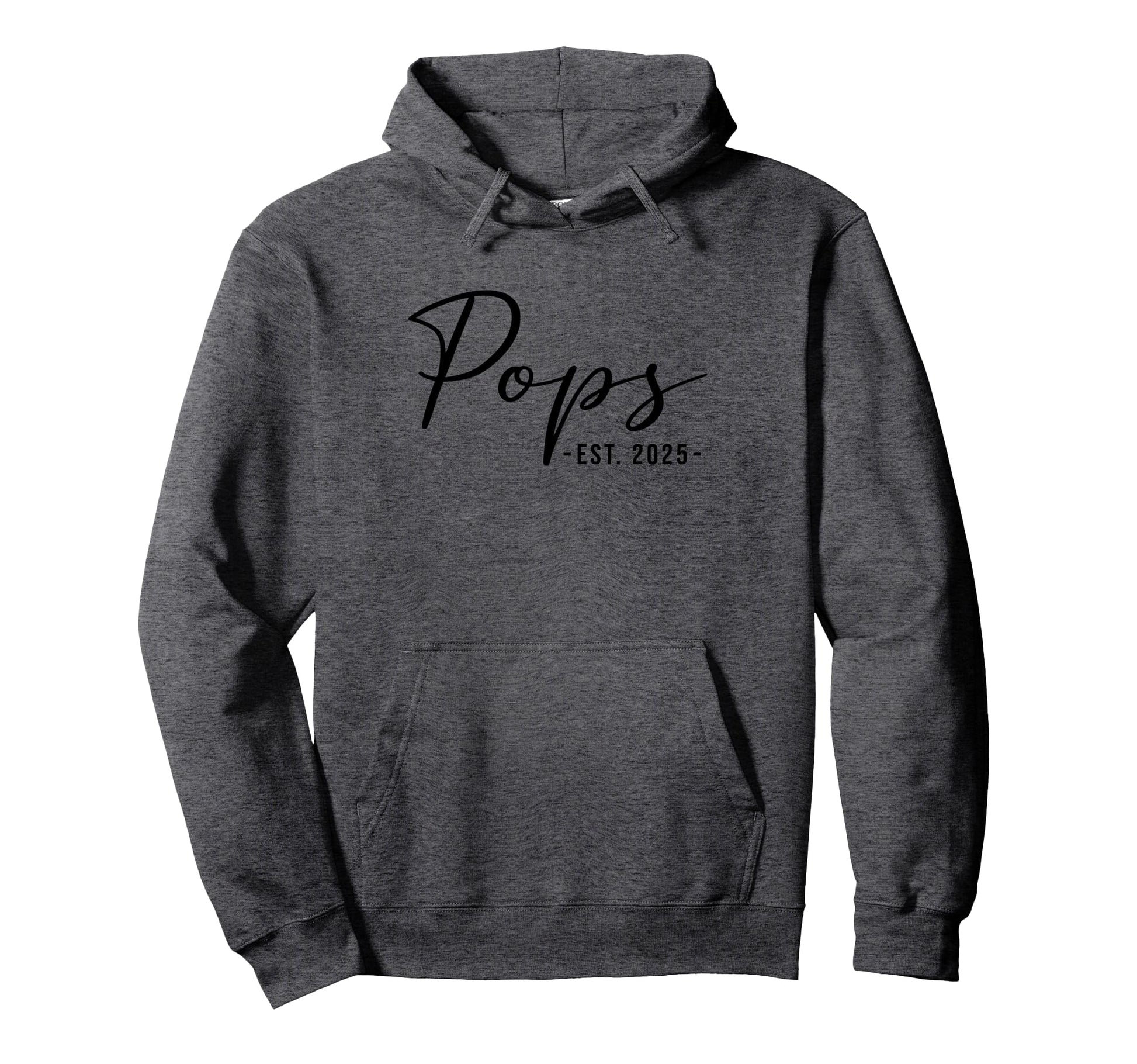 Pops Est 2025 Promoted To Pops 2025 Hoodie - Minimalist Print for Adults - T-Shirt, Sweatshirt, Hoodie
