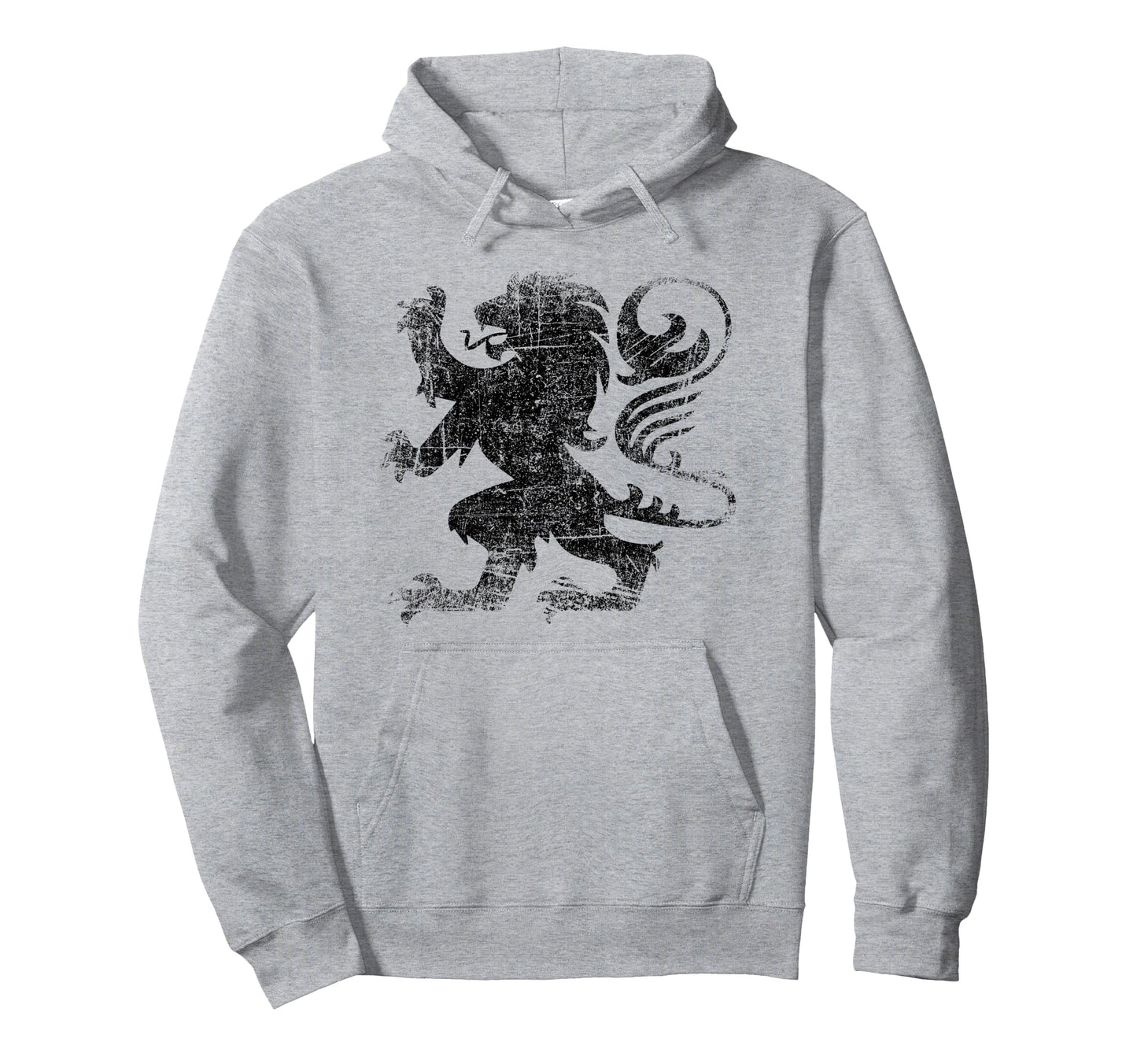 Scottish Flag Lion Rampant Heraldry Hoodie - Fun Novelty Design for Adults - T-Shirt, Sweatshirt, Hoodie