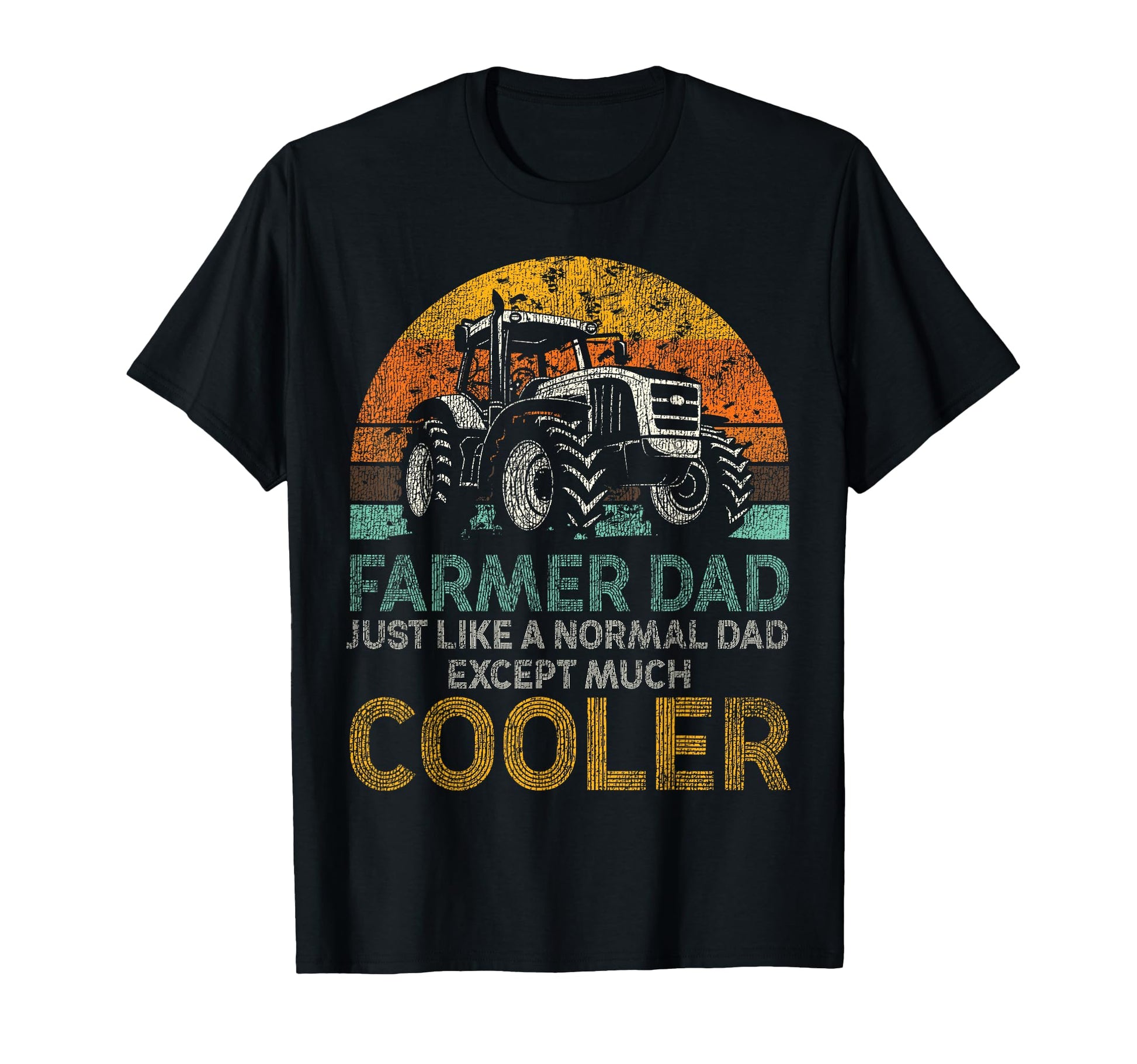 Farming Farmer Dad Father Tractor Farmer T-Shirt - Trendy Graphic Unisex - T-Shirt, Sweatshirt, Hoodie