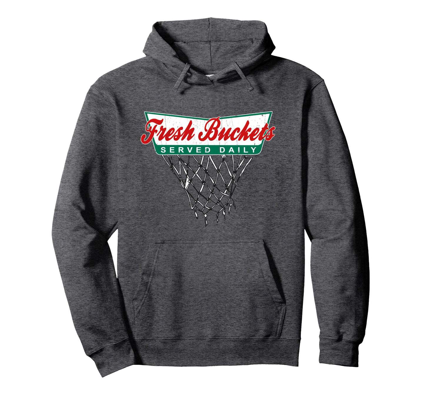 Basketball Player Fresh Buckets Hoodie - Aesthetic Graphic Men Women - T-Shirt, Sweatshirt, Hoodie