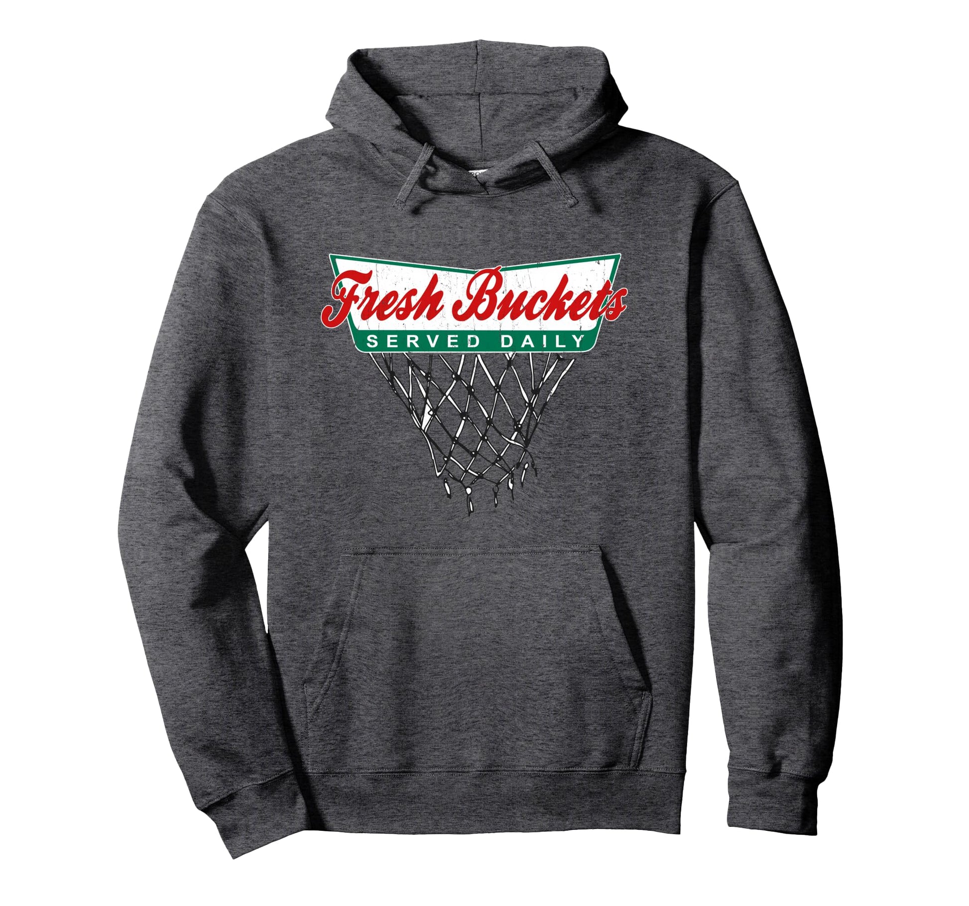 Basketball Player Fresh Buckets Hoodie - Aesthetic Graphic Men Women - T-Shirt, Sweatshirt, Hoodie