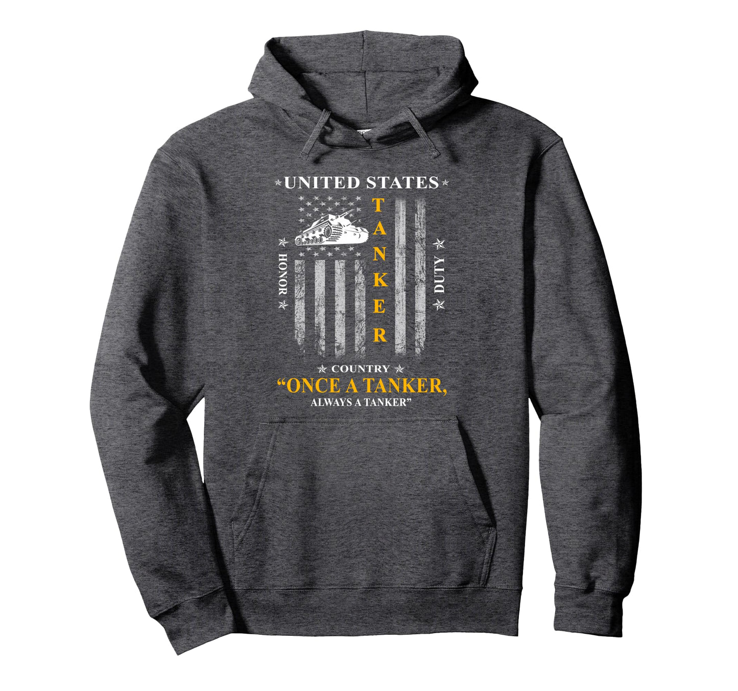 Tanker Once Tanker Always Tanker Hoodie - Minimalist Print Men Women - T-Shirt, Sweatshirt, Hoodie