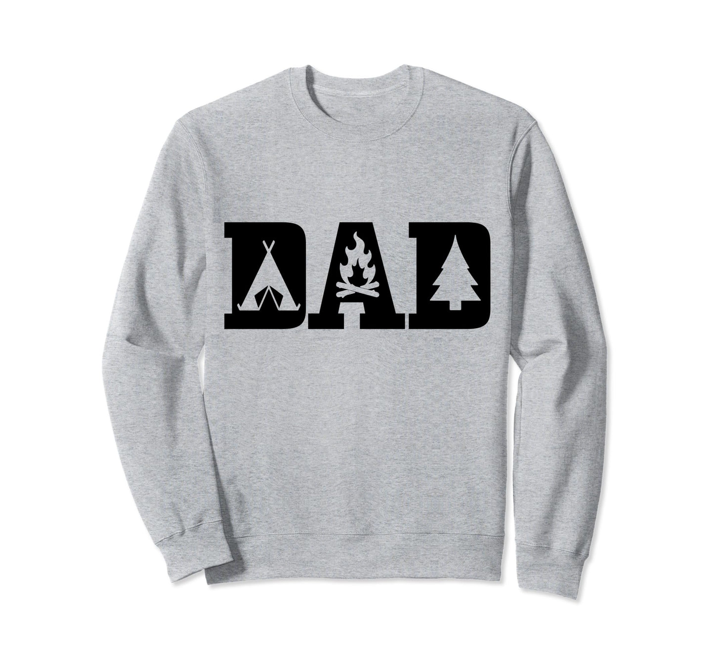 Camping Dad Outdoor Hiking Nature Sweatshirt - Novelty Apparel for Adults - T-Shirt, Sweatshirt, Hoodie
