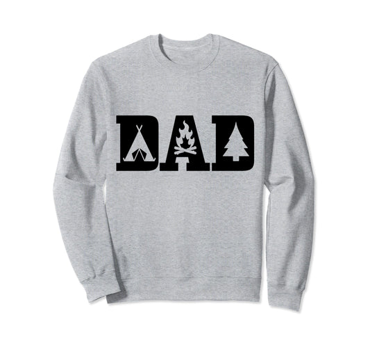Camping Dad Outdoor Hiking Nature Sweatshirt - Novelty Apparel for Adults - T-Shirt, Sweatshirt, Hoodie