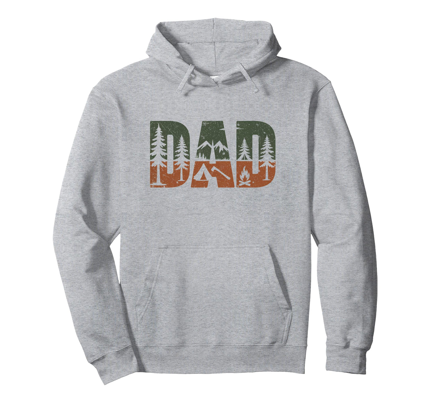 Camping Dad Bushcraft Outdoor Hiking Hoodie - Aesthetic Graphic Men Women - T-Shirt, Sweatshirt, Hoodie