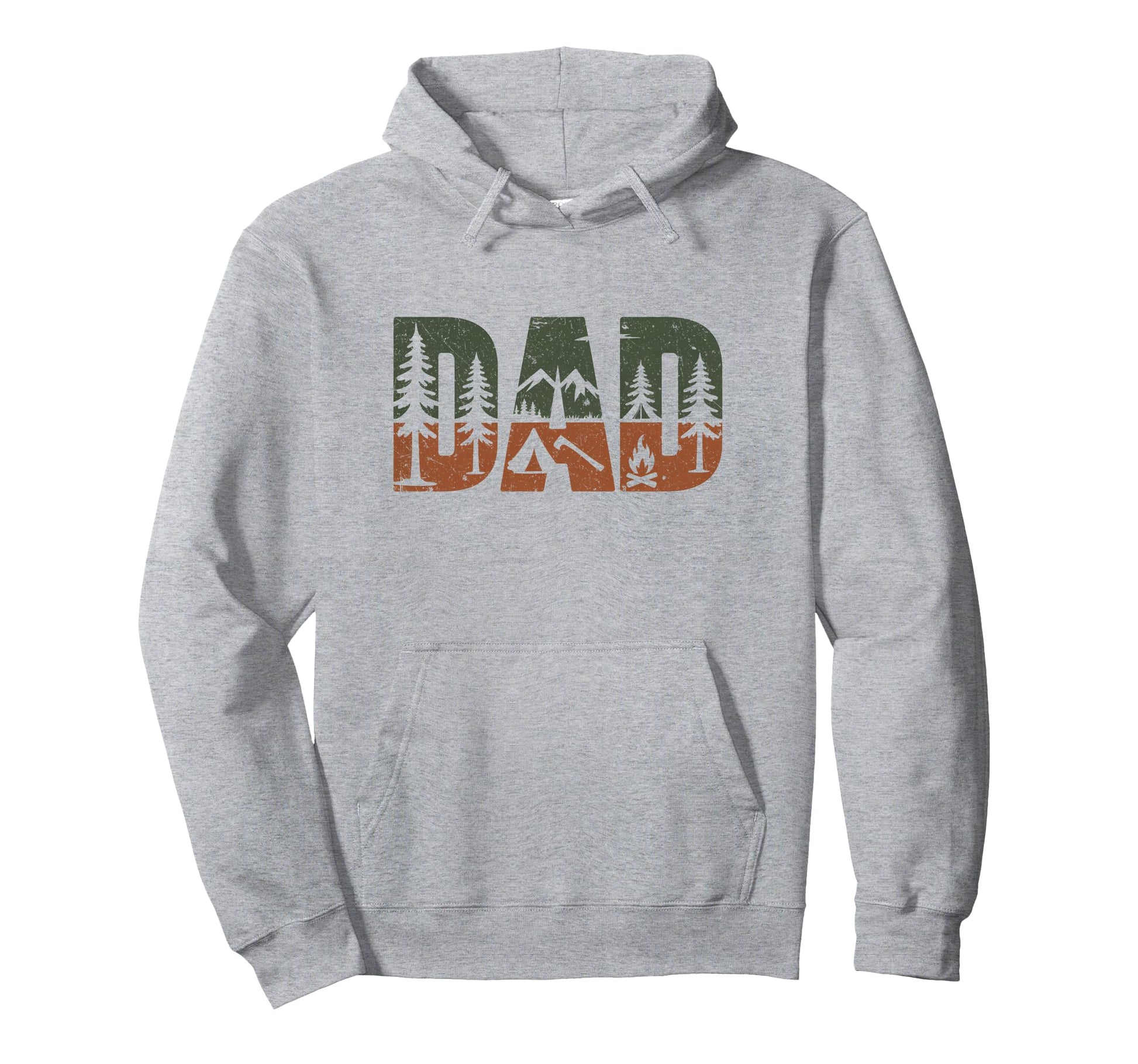 Camping Dad Bushcraft Outdoor Hiking Hoodie - Aesthetic Graphic Men Women - T-Shirt, Sweatshirt, Hoodie