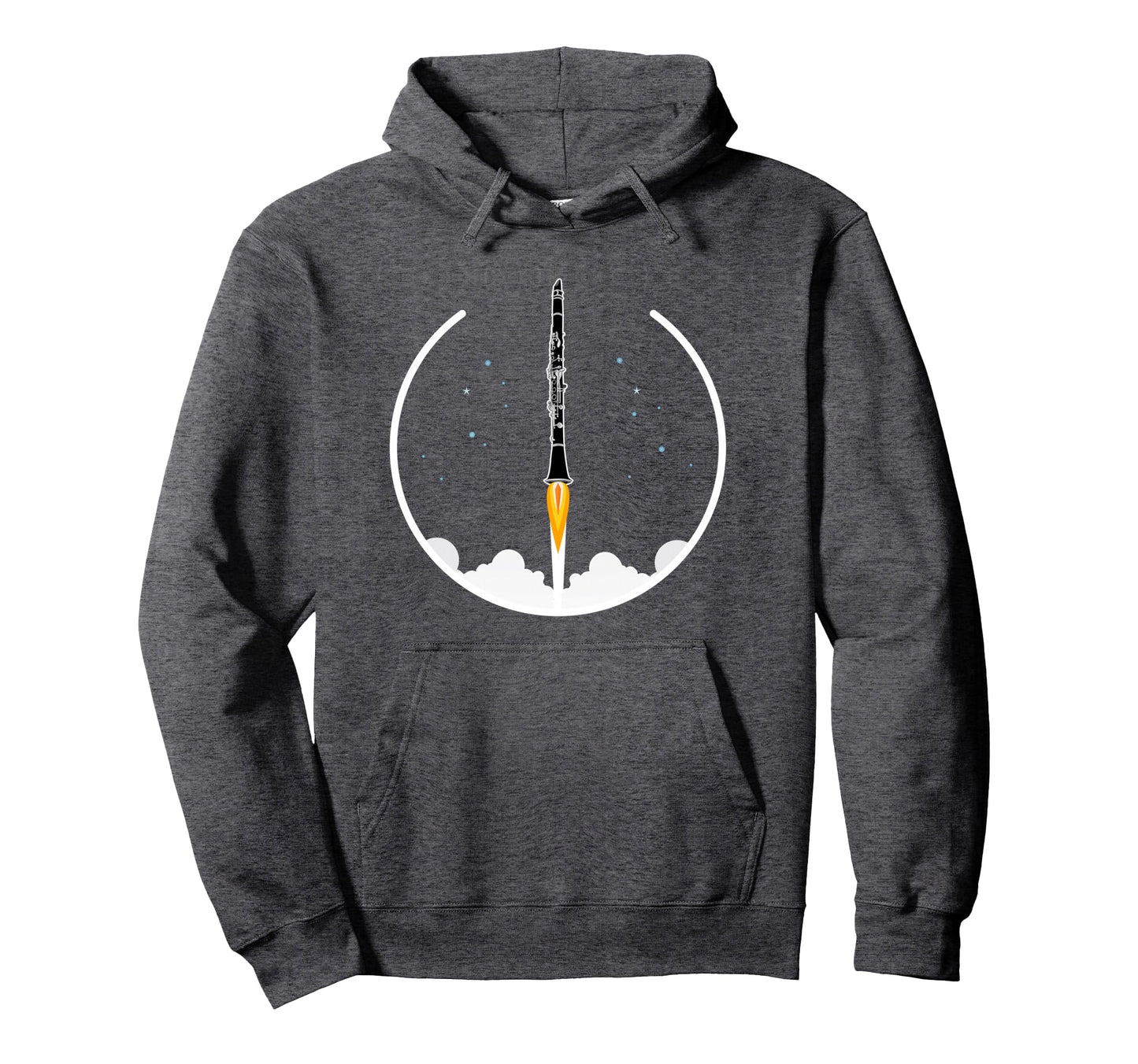 Clarinet Rocket Concert Marching Band Hoodie - Custom Art Print Men Women - T-Shirt, Sweatshirt, Hoodie