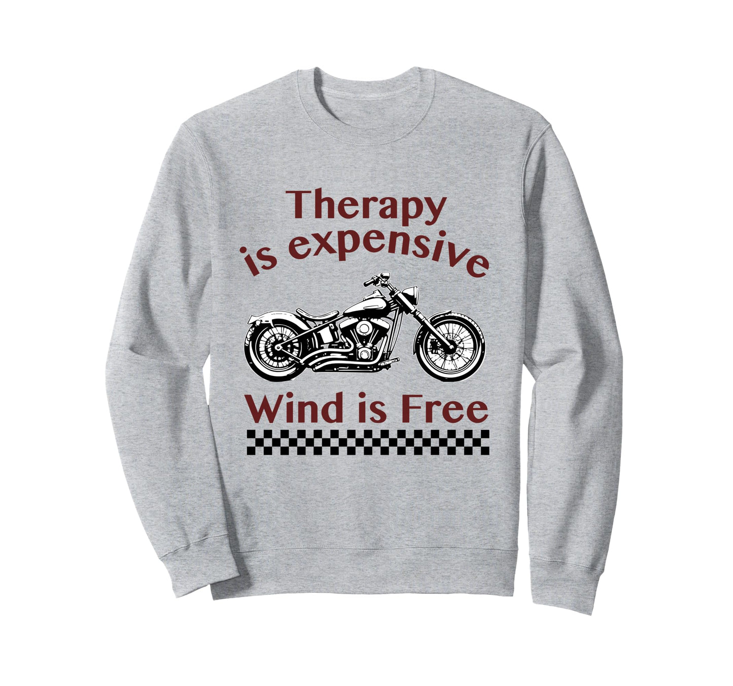 Therapy Is Expensive Wind Is Free Sweatshirt - Trendy Graphic for Adults - T-Shirt, Sweatshirt, Hoodie