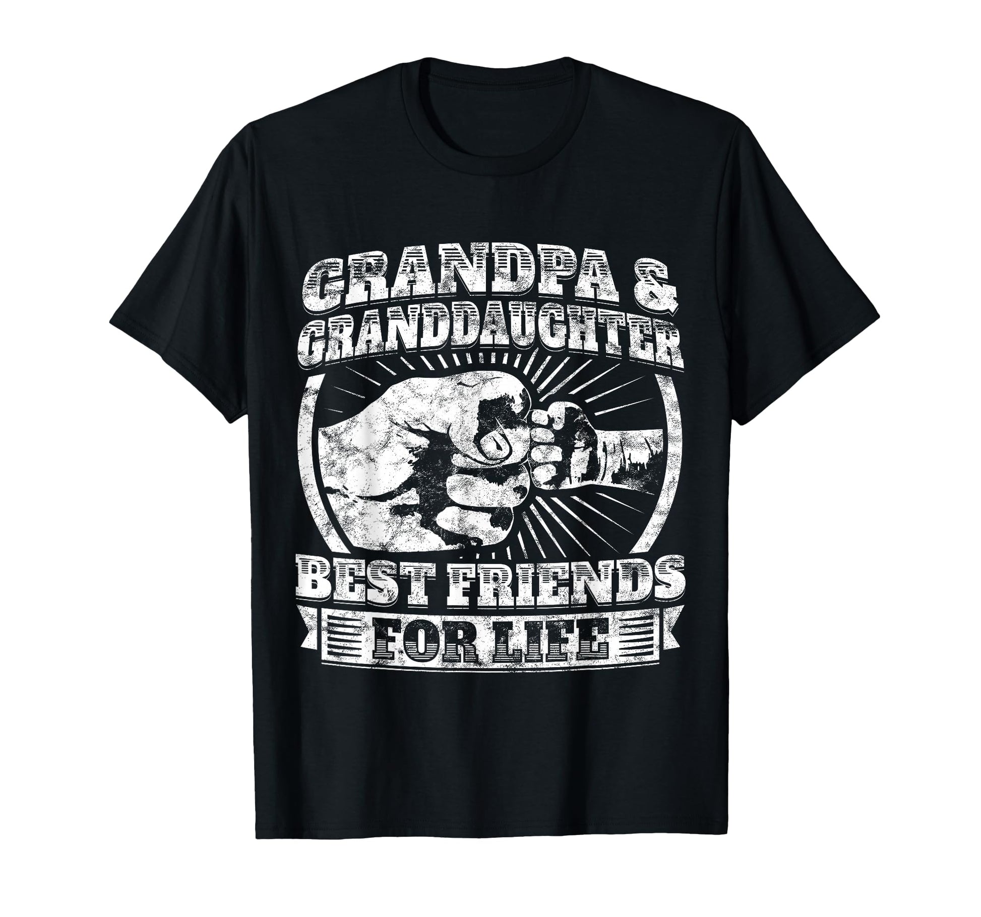 Grandpa Granddaughter Gift Family T-Shirt - Graphic Print for Adults - T-Shirt, Sweatshirt, Hoodie
