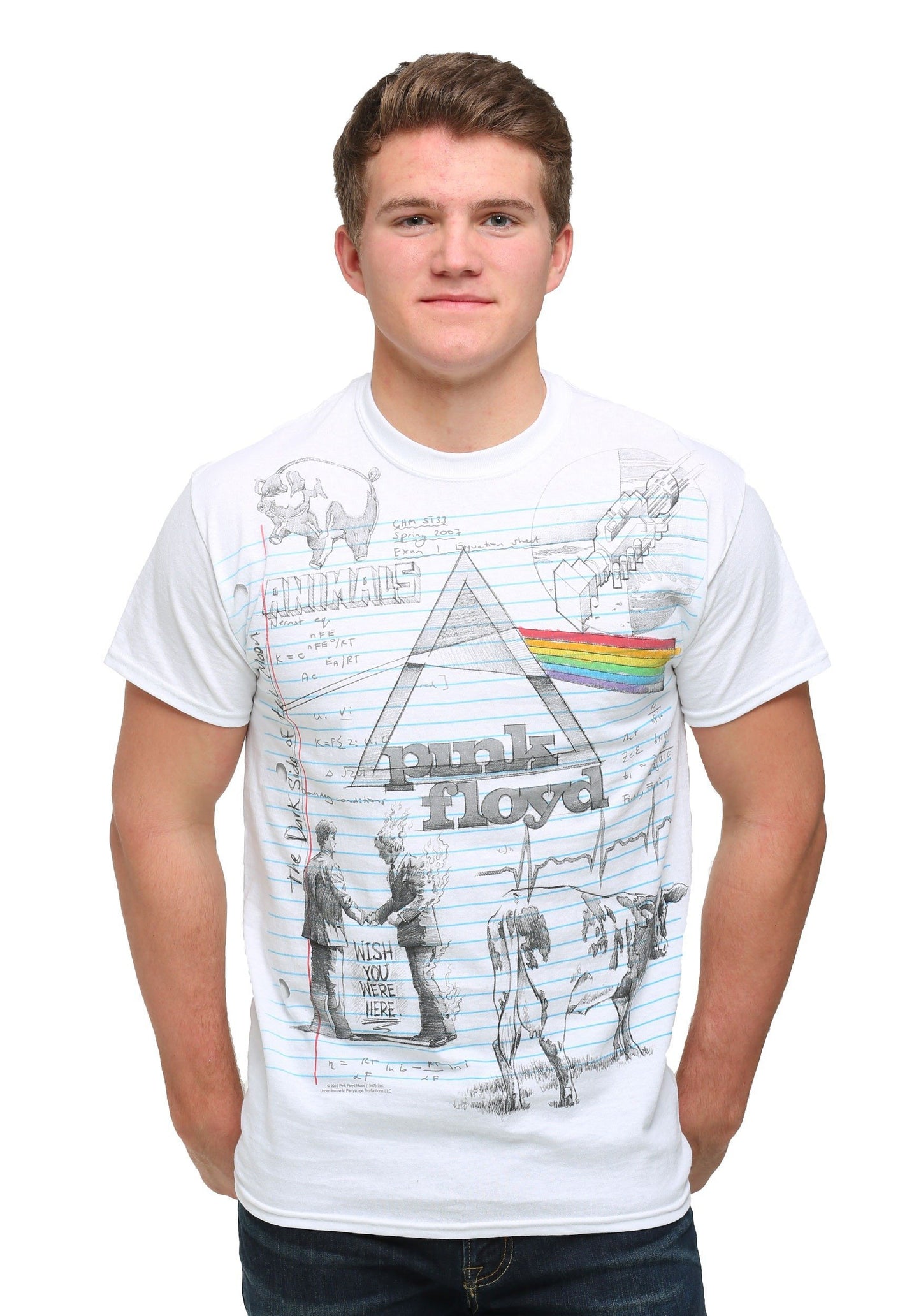 Liquid Blue Mens Floyd Sketch T-Shirt - Graphic Print Men Women - T-Shirt, Sweatshirt, Hoodie