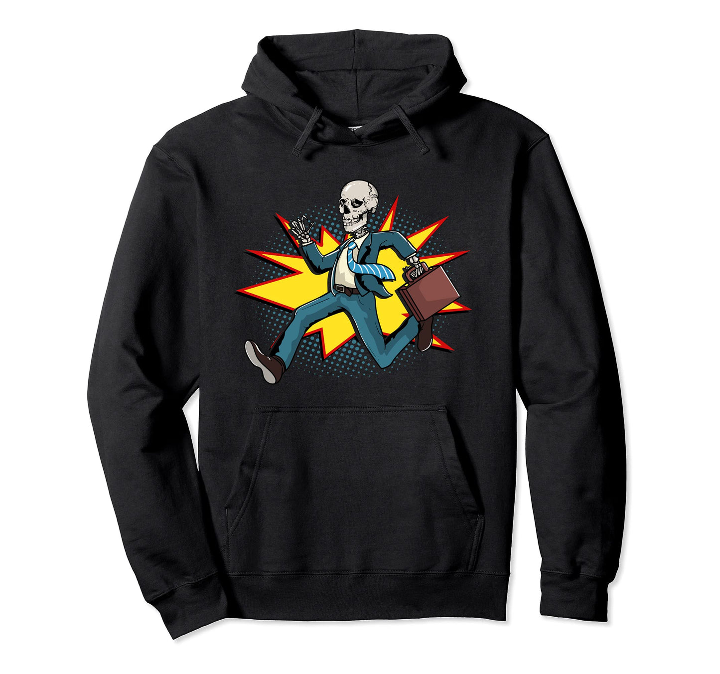 Skeleton Business Suit Skeletons Hoodie - Casual Everyday Wear Unisex - T-Shirt, Sweatshirt, Hoodie