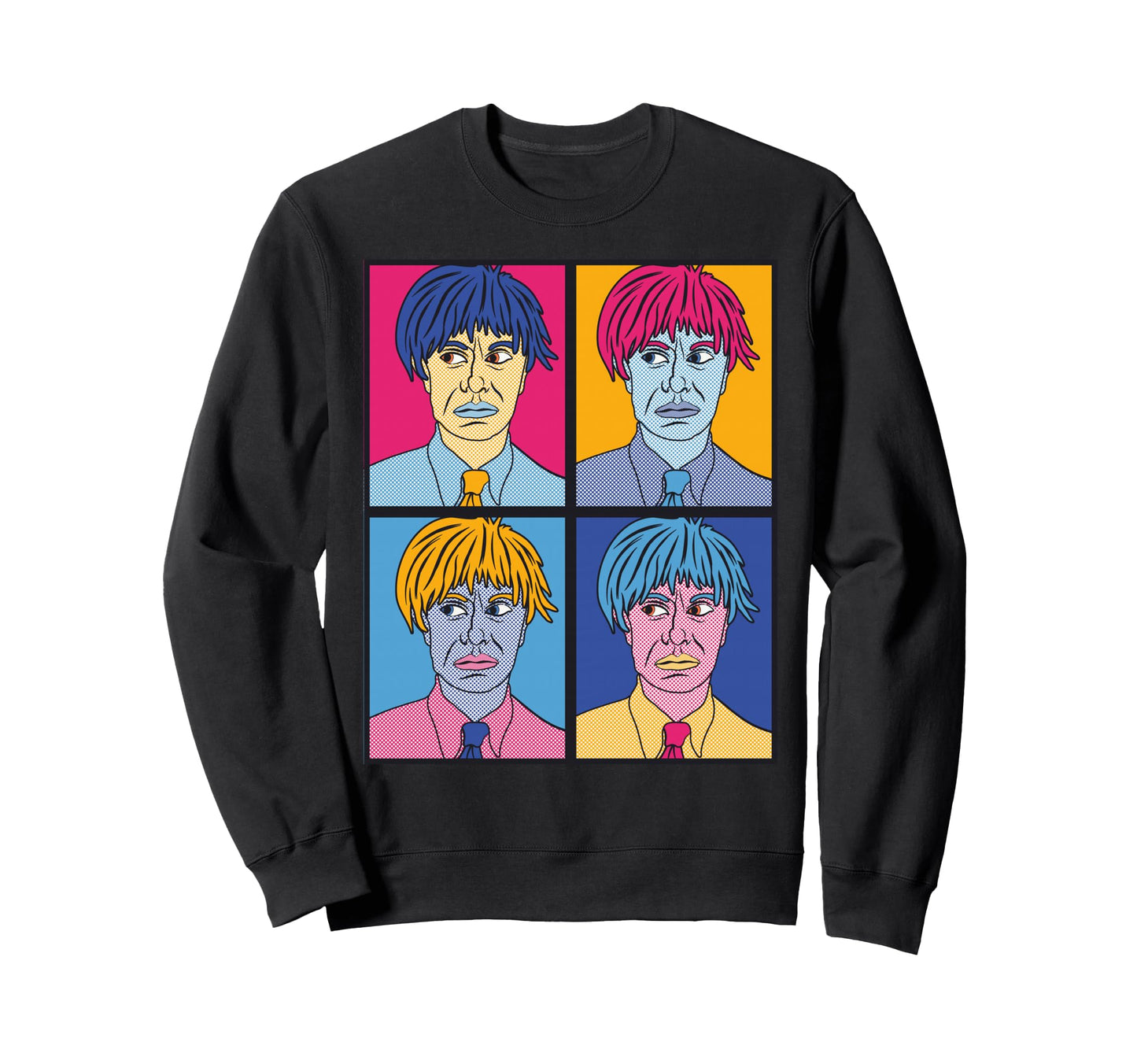 Pop Art 60S Love Artist Portrait Sweatshirt - Minimalist Print Men Women - T-Shirt, Sweatshirt, Hoodie