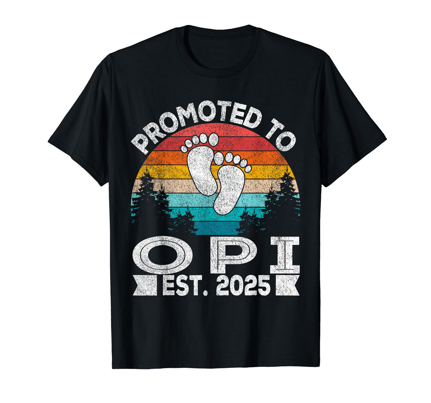 Promoted To Opi Est 2025 German Grandpa T-Shirt - Trendy Graphic Unisex - T-Shirt, Sweatshirt, Hoodie
