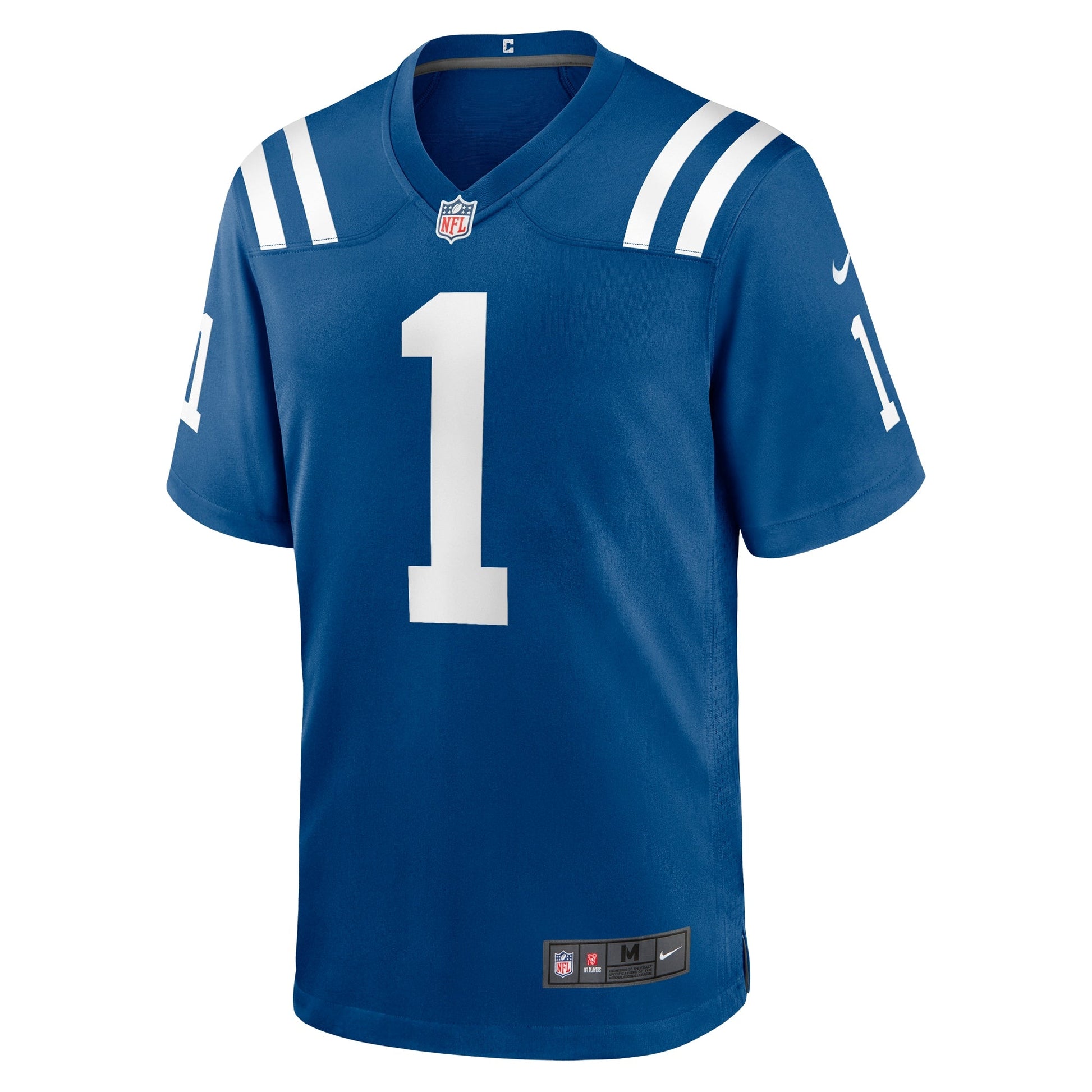 Number 1 Dad Indianapolis Colts Game Jersey - Royal football jersey product view 2