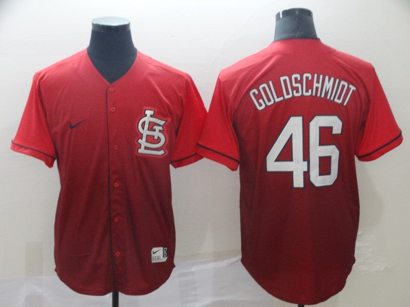 Men's St. Louis Cardinals Paul Goldschmidt #46 Red Stitched Jersey1 baseball jersey product view 1