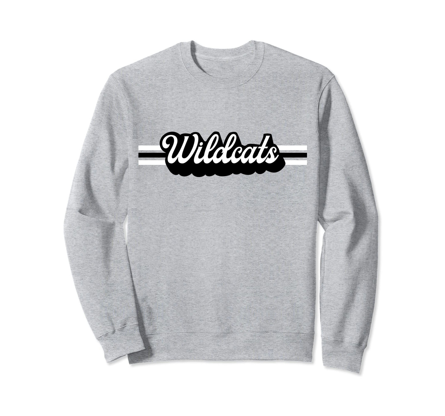 Wildcats Mascot School Spirit Sweatshirt - Aesthetic Graphic Unisex - T-Shirt, Sweatshirt, Hoodie