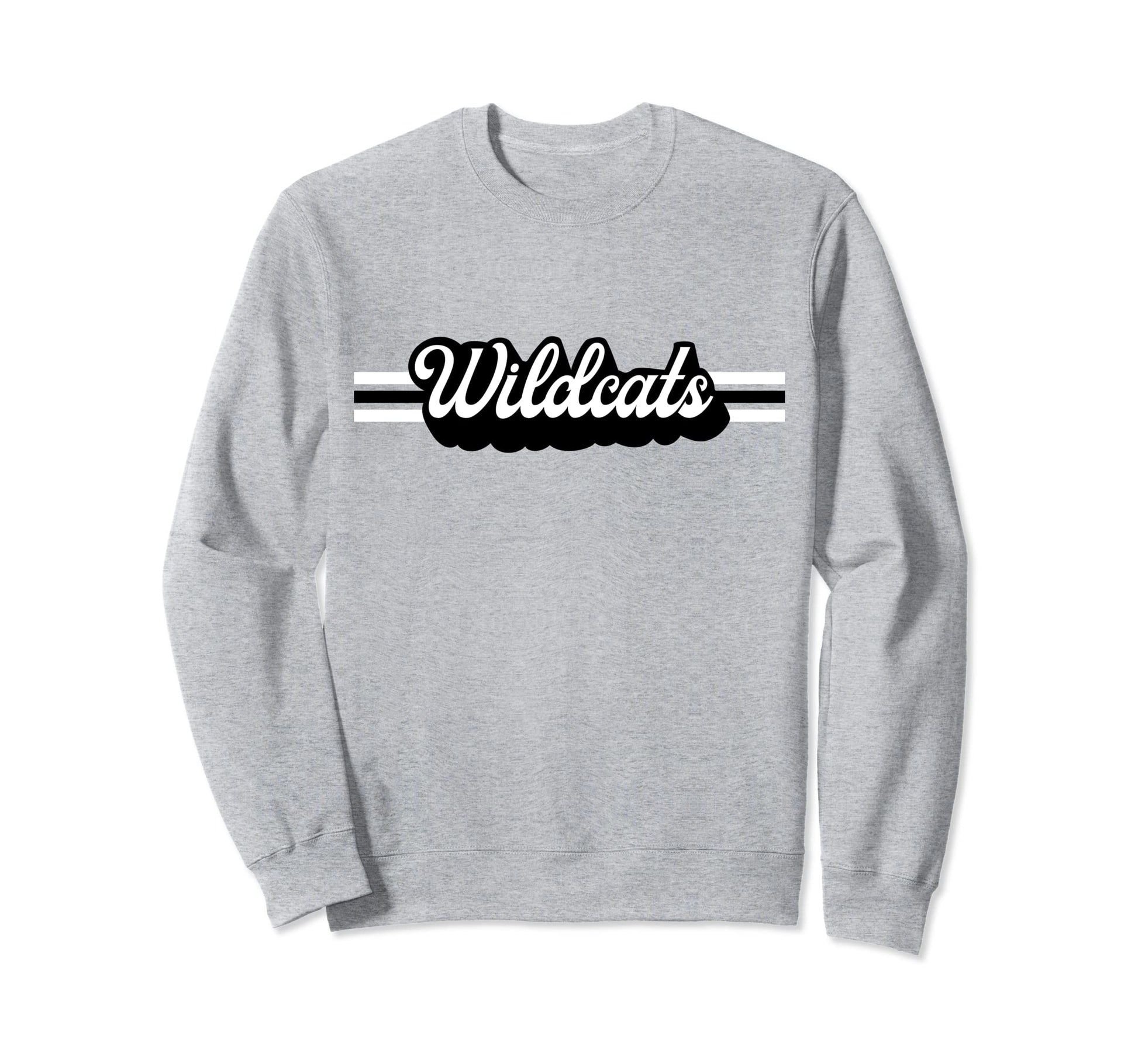 Wildcats Mascot School Spirit Sweatshirt - Aesthetic Graphic Unisex - T-Shirt, Sweatshirt, Hoodie
