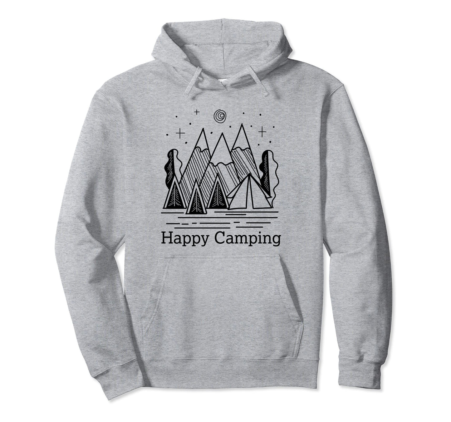 Camping Nature Wildlife Adventure Hoodie - Minimalist Print for Adults - T-Shirt, Sweatshirt, Hoodie