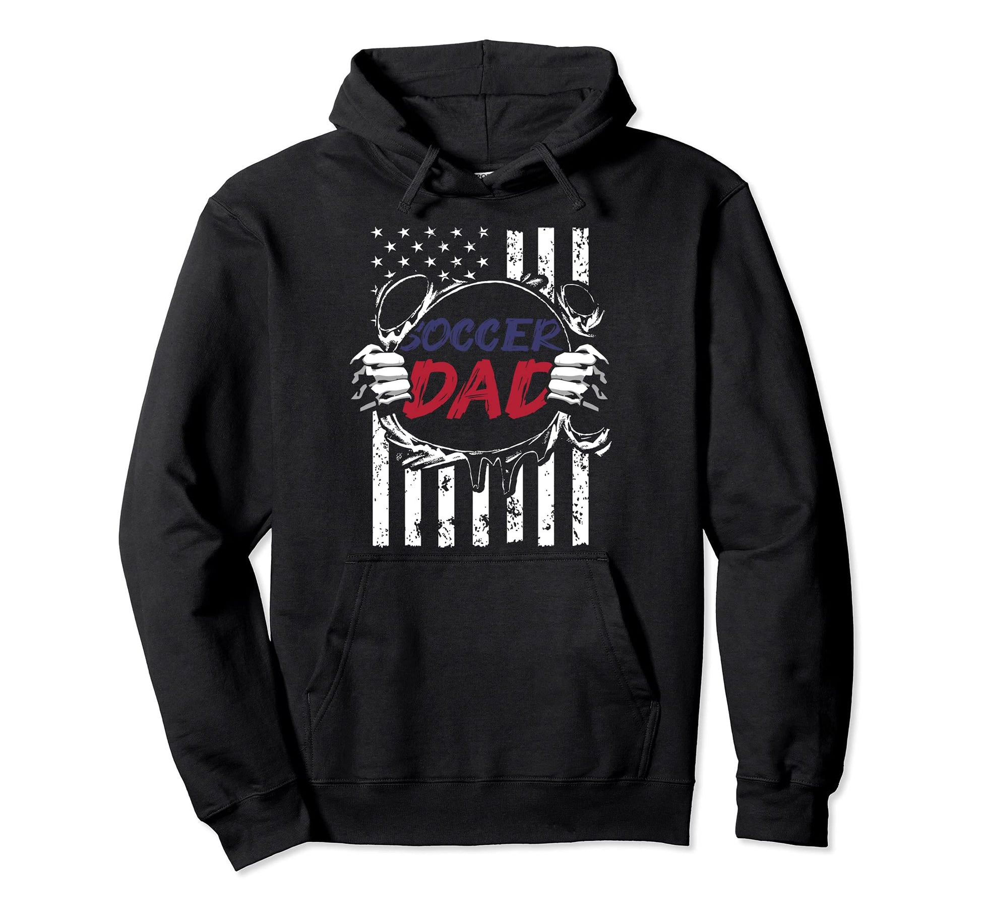 New First Time Dad To Be Soccer Daddy Hoodie - Minimalist Print for Adults - T-Shirt, Sweatshirt, Hoodie