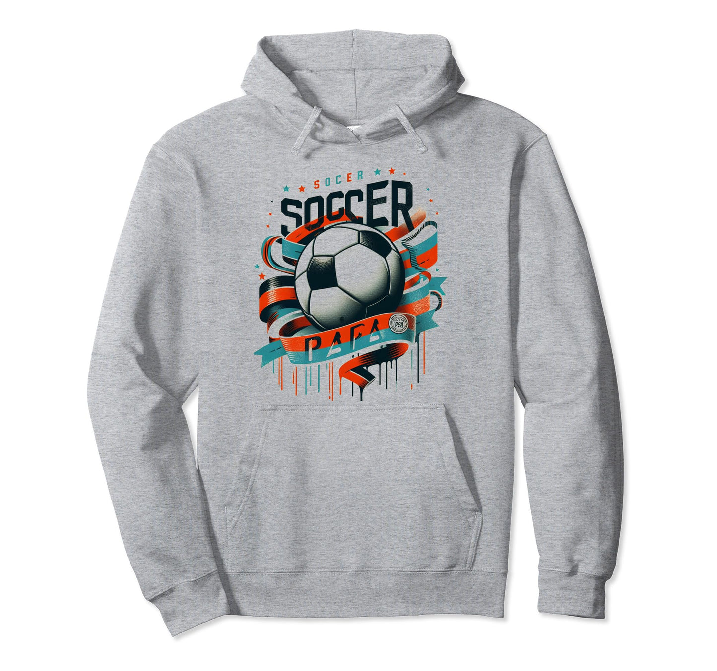 Soccer Papa Family Matching Dad Hoodie - Streetwear Style Men Women - T-Shirt, Sweatshirt, Hoodie