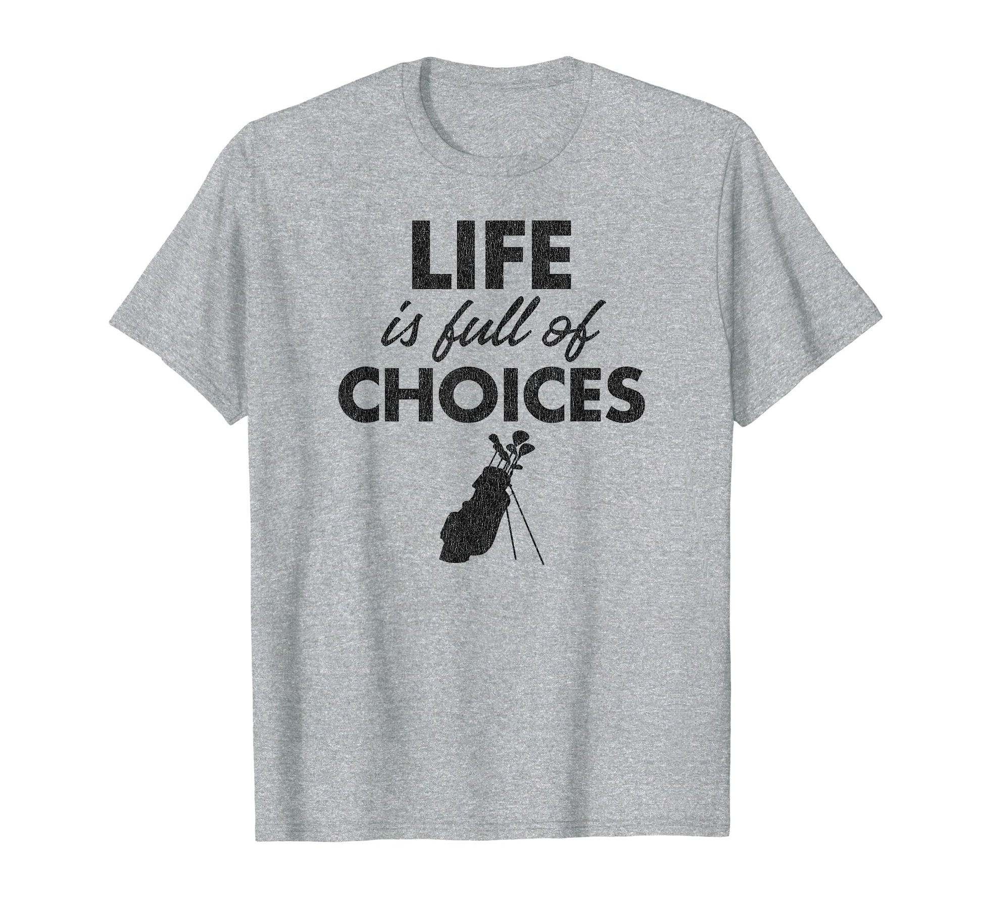 Funny Golf Golfing Dad Life Is Full T-Shirt - Custom Art Print for Adults - T-Shirt, Sweatshirt, Hoodie