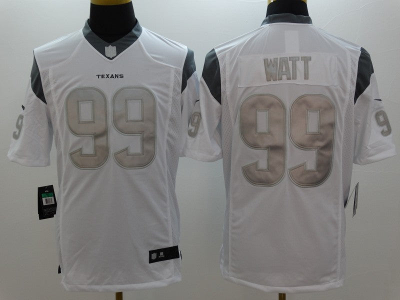 Men's Houston Texans J.J. Watt #99 White Alternate Game Jersey1 football jersey product view 1