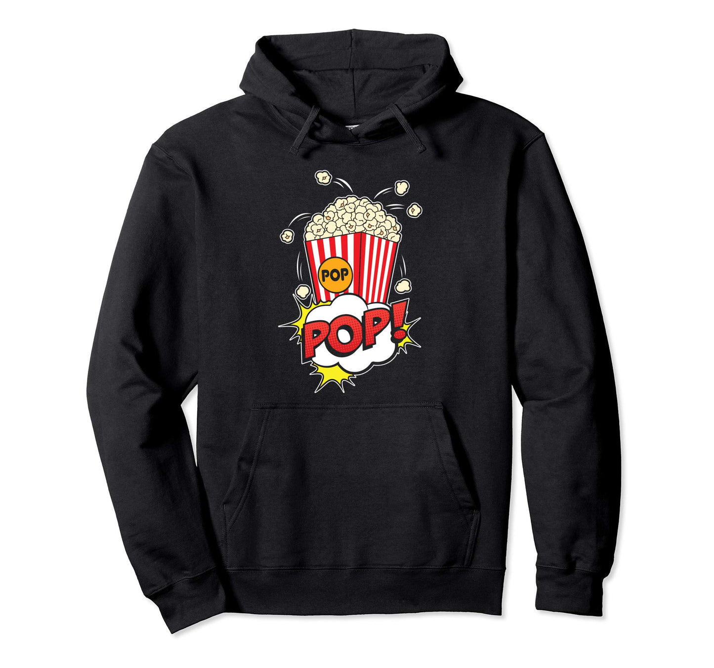 Popcorn Funny Popcorn Lovers Gift Hoodie - Custom Art Print for Adults - T-Shirt, Sweatshirt, Hoodie