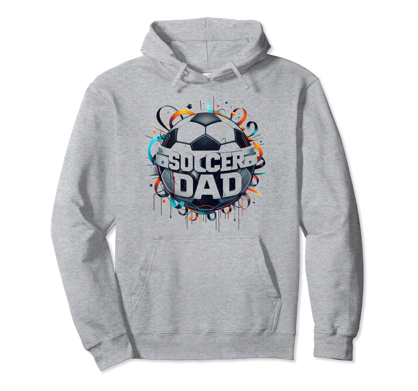 Soccer Dad Family Matching Dad Fathers Hoodie - Novelty Apparel for Adults - T-Shirt, Sweatshirt, Hoodie
