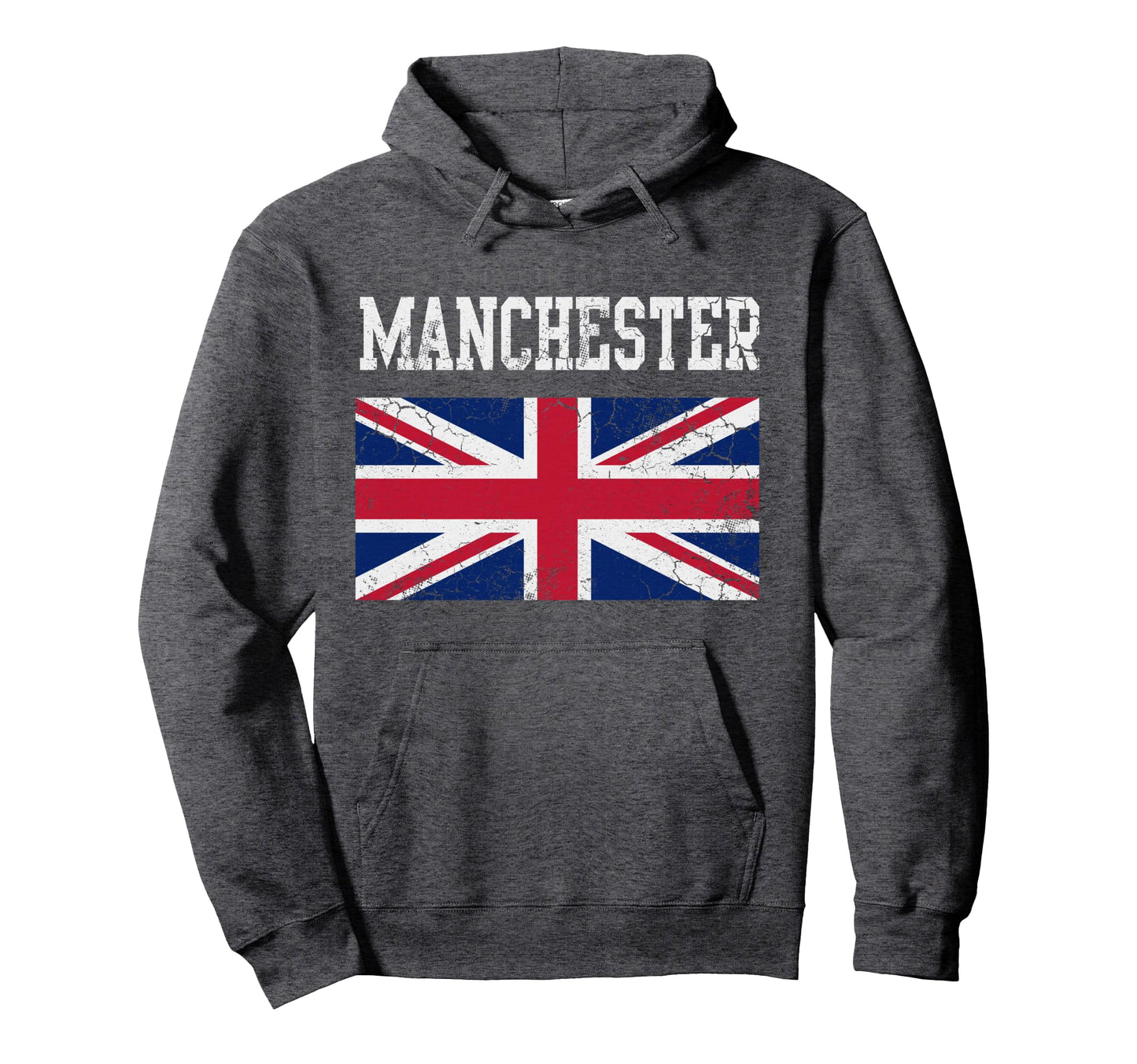 Manchester Flag United Kingdom Flag Union Hoodie - Trendy Graphic Unisex - T-Shirt, Sweatshirt, Hoodie