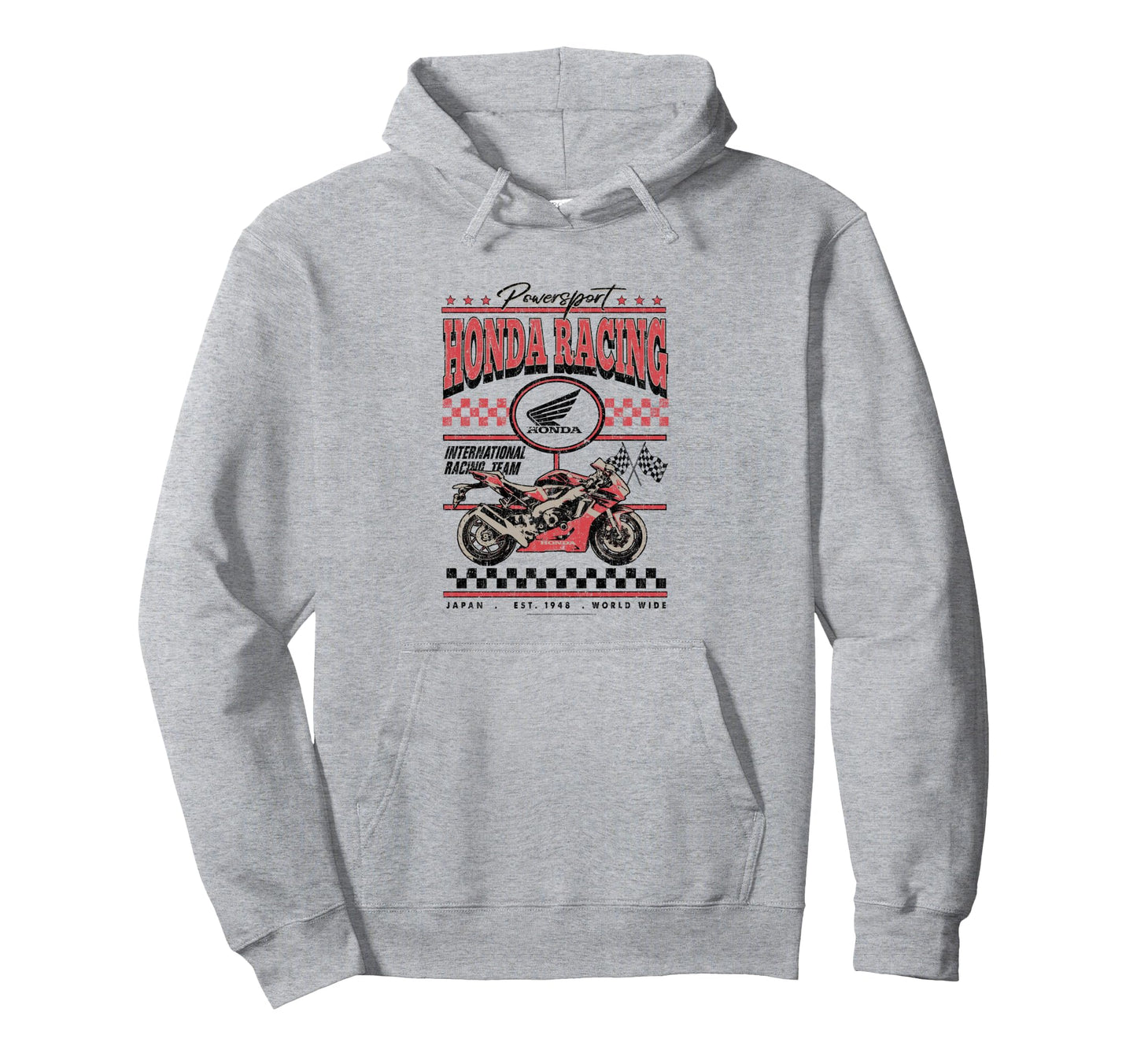 Honda Powersport International Racing Hoodie - Graphic Print for Adults - T-Shirt, Sweatshirt, Hoodie