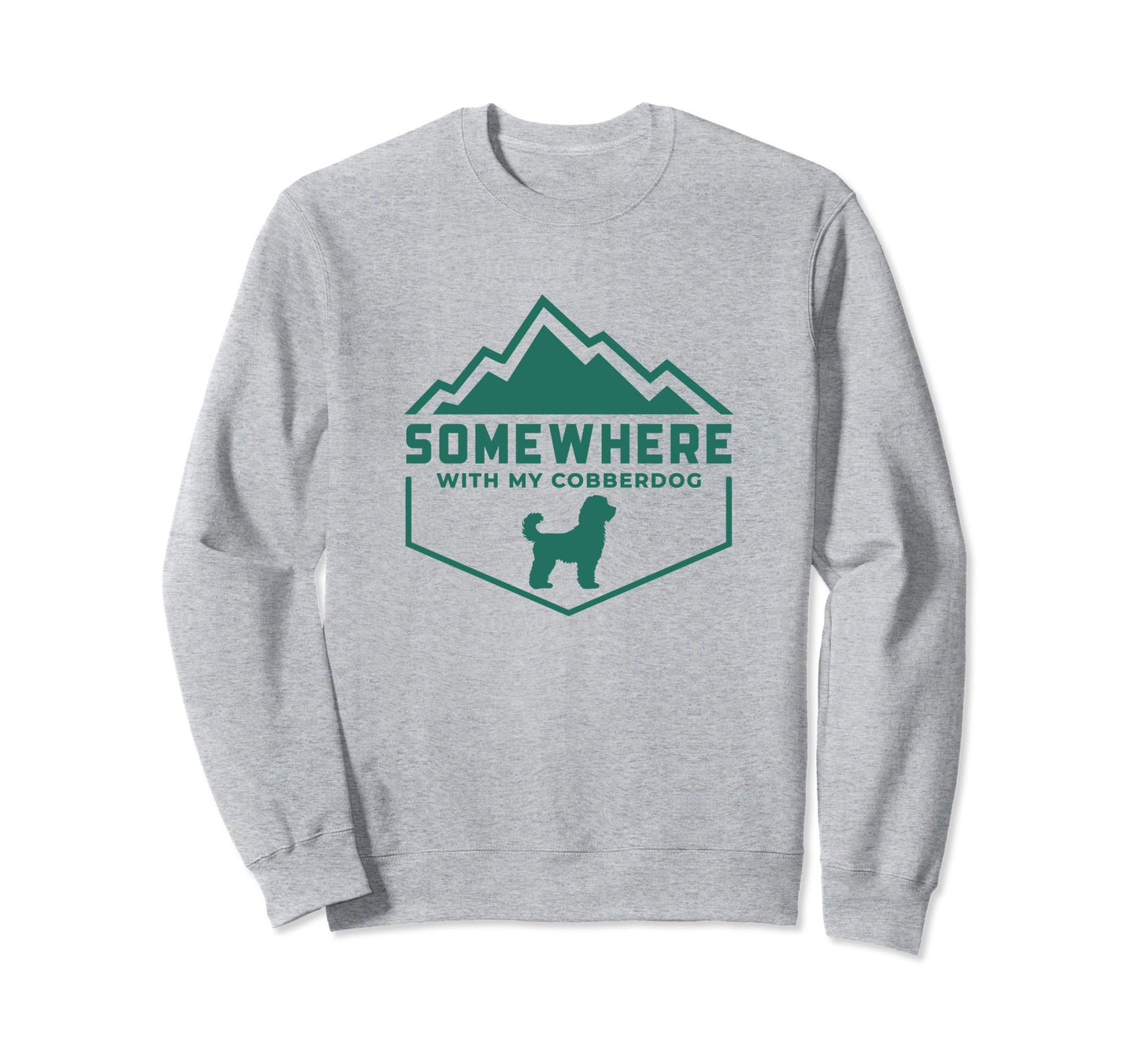 Somewhere My Australian Cobberdog Sweatshirt - Minimalist Print Men Women - T-Shirt, Sweatshirt, Hoodie