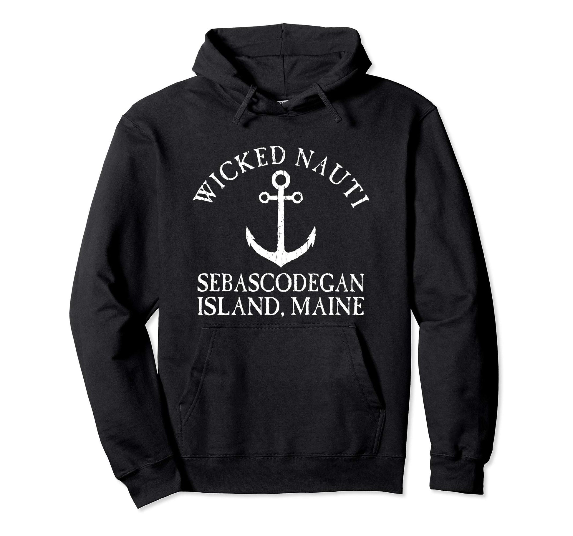Wicked Nauti Sebascodegan Island Nautical Hoodie - Custom Art Print Unisex - T-Shirt, Sweatshirt, Hoodie
