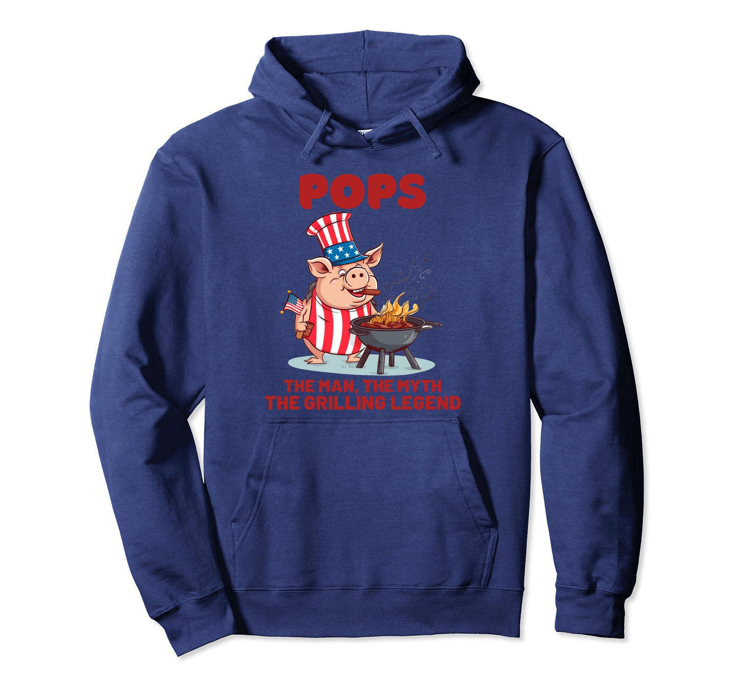 Fathers Day Fun Gift Pops Myth Hoodie - Aesthetic Graphic Men Women - T-Shirt, Sweatshirt, Hoodie
