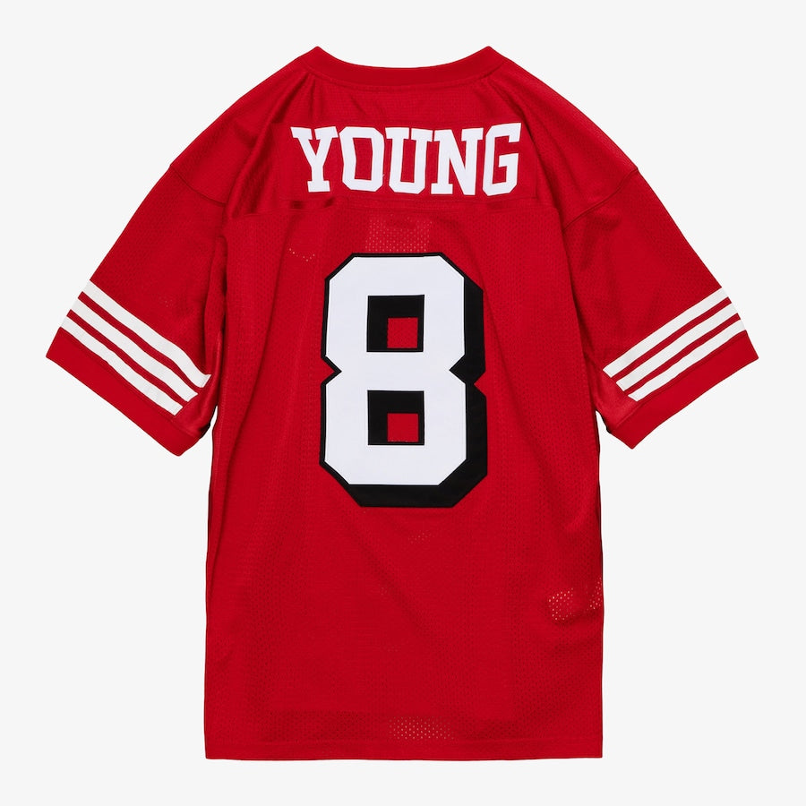 Men's Steve Young Scarlet San Francisco 49ers 1994 Jersey football jersey product view 2