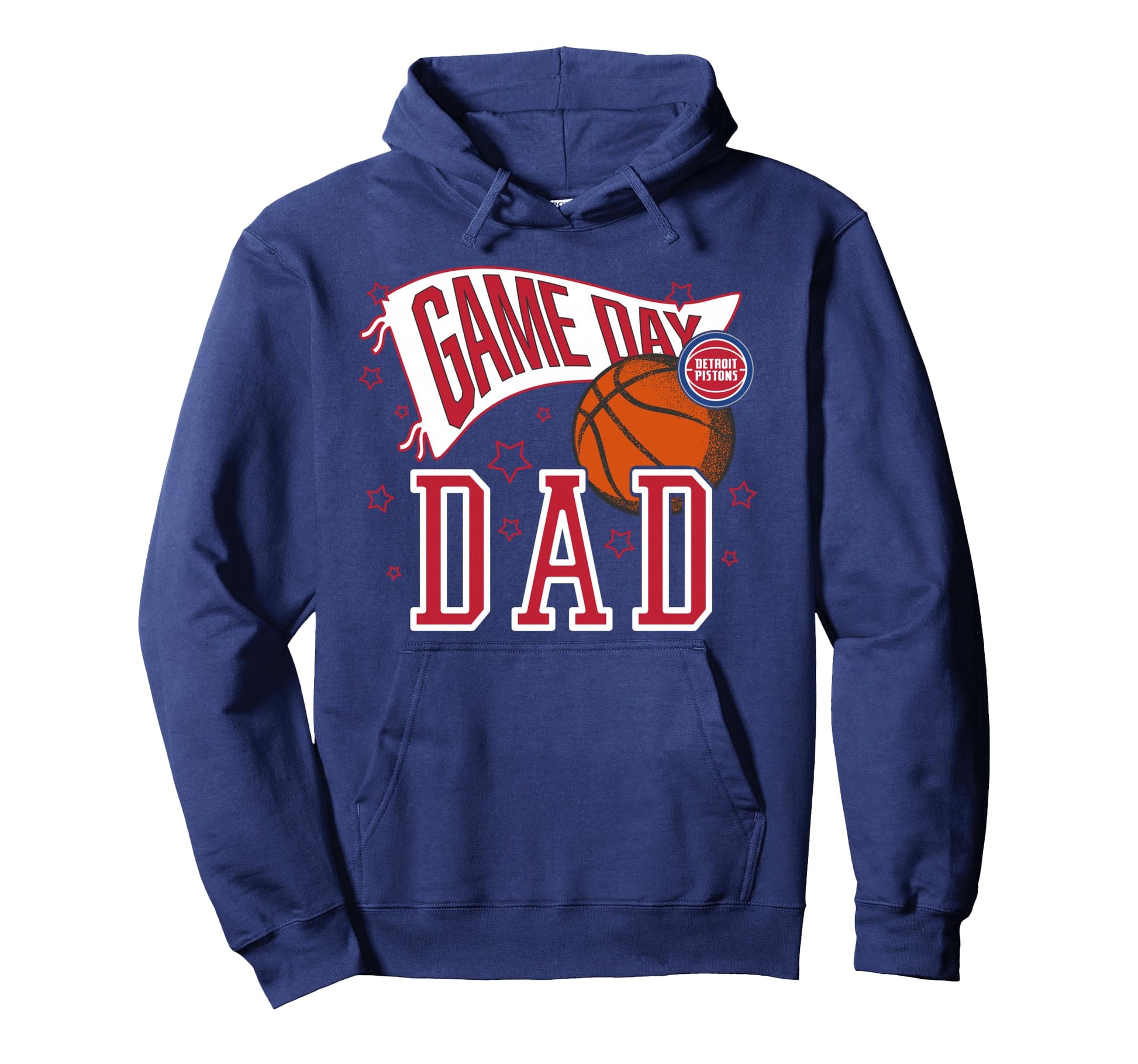 Nba Detroit Pistons Fathers Day Hoodie - Fun Novelty Design for Adults - T-Shirt, Sweatshirt, Hoodie